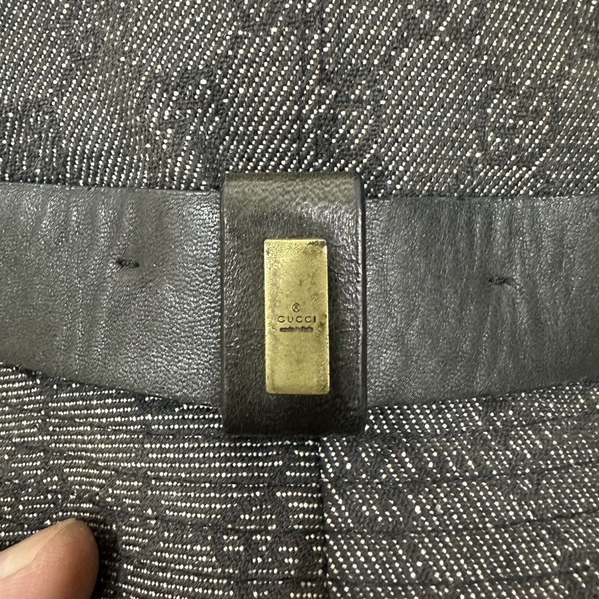 Gucci ‼️YES‼️ GUCCI GG BLACK MONOGRAM BUCKET HAT L SIZE Size ONE SIZE - 6 Thumbnail