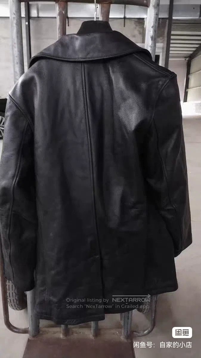 Schott Schott C 740 Navy Fur Coat Size US XL / EU 56 / 4 - 7 Thumbnail