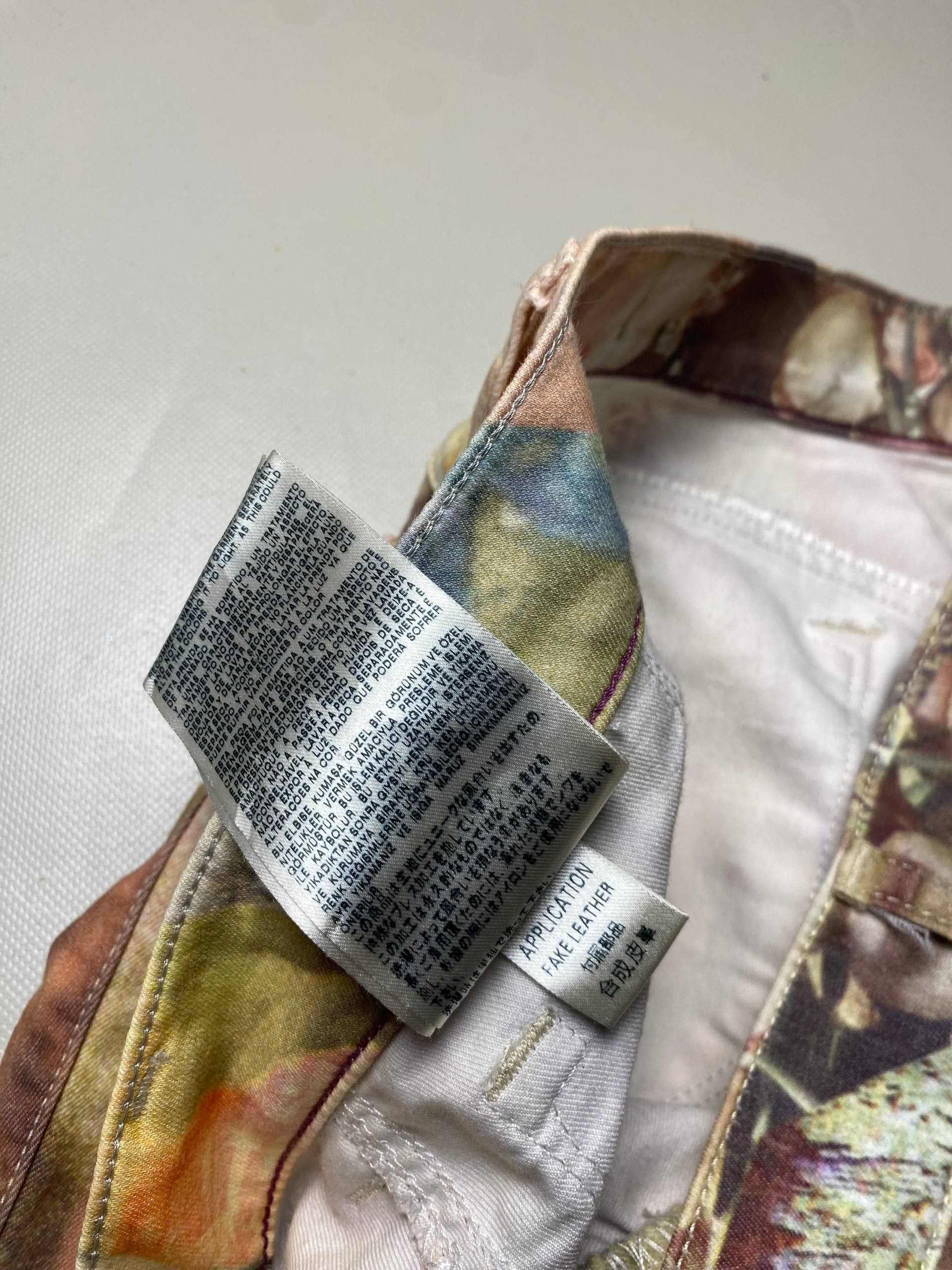 Diesel Rare Diesel Liver-SP Super Slim Low Pants All Over Print Size 29" - 7 Thumbnail
