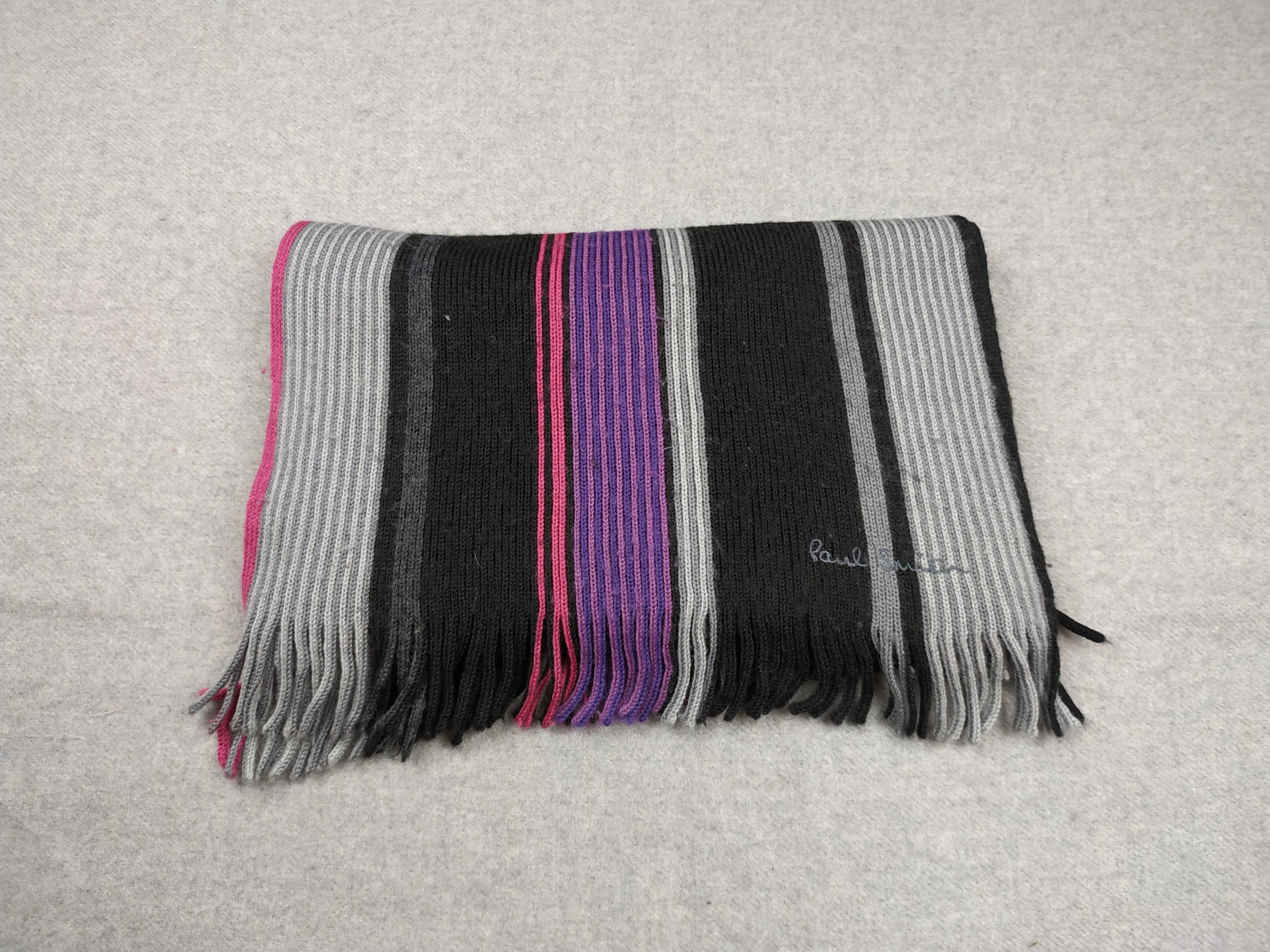 Paul Smith × Vintage Paul Smith Scarf / Muffler / Neckwear - WW650 Size ONE SIZE - 1 Thumbnail