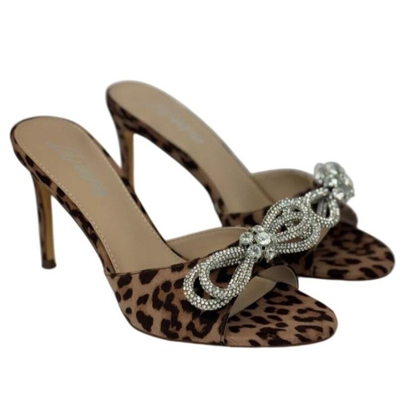 Other LILIANA / Zaha-4 / Leopard Print / High Heel / Mules / With Size US 8 / IT 38 - 1 Thumbnail