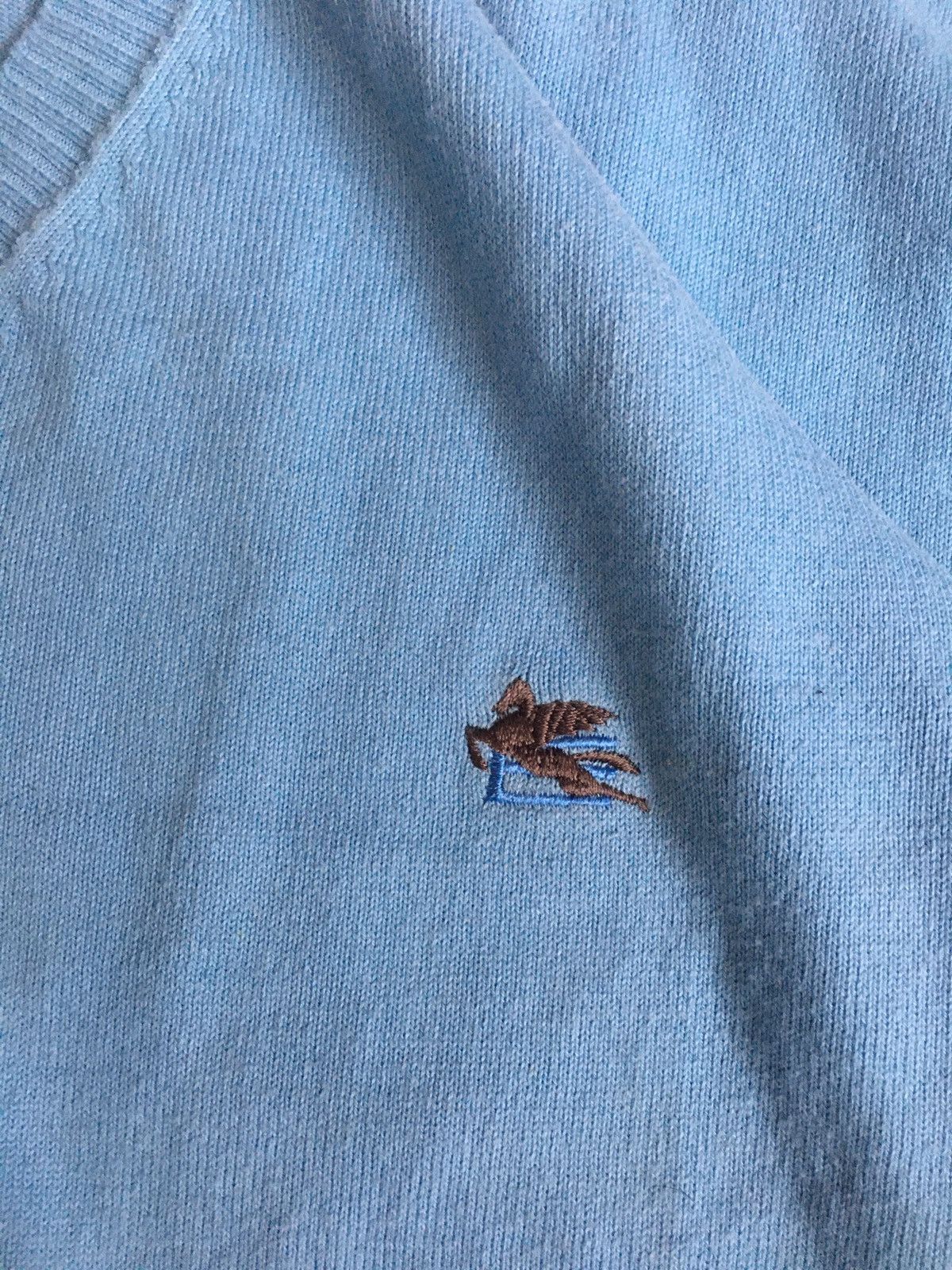 Etro 🐬Etro Milano Mens V-neck Sweater Size US L / EU 52-54 / 3 - 2 Thumbnail