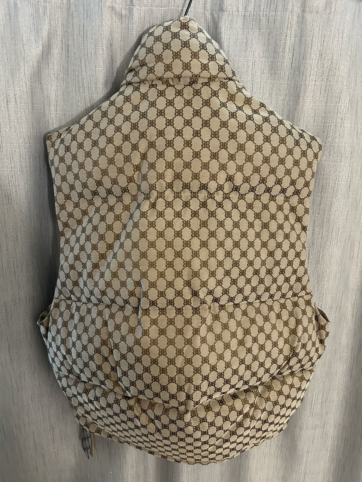 Balenciaga × Gucci Balenciaga x Gucci Hacker Project Monogram Cocoon Vest Size US XS / EU 42 / 0 - 2 Thumbnail