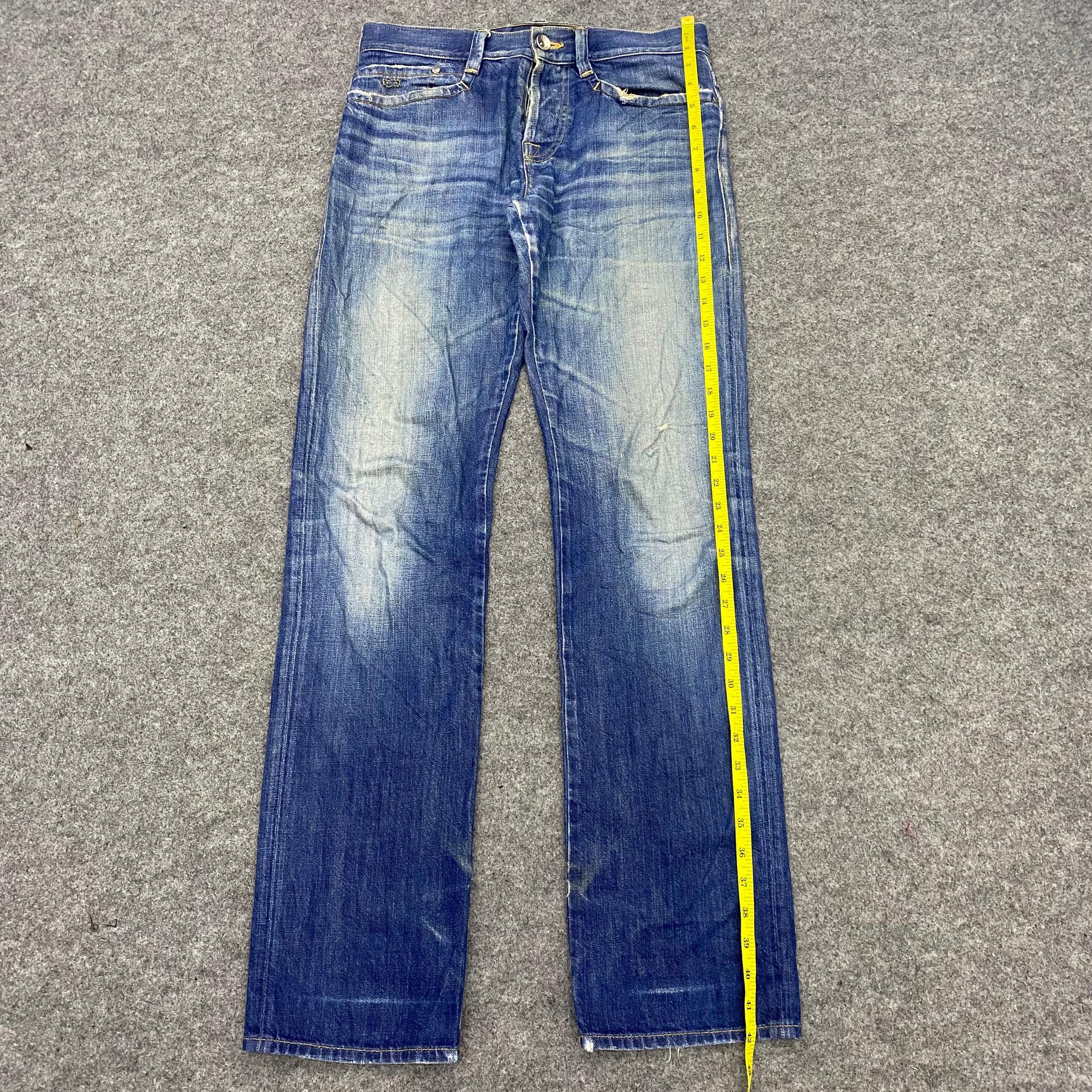 If Six Was Nine 💥Best Offer💥Vintage Gas Jeans designer Distressed Denim Size US 31 - 2 Thumbnail