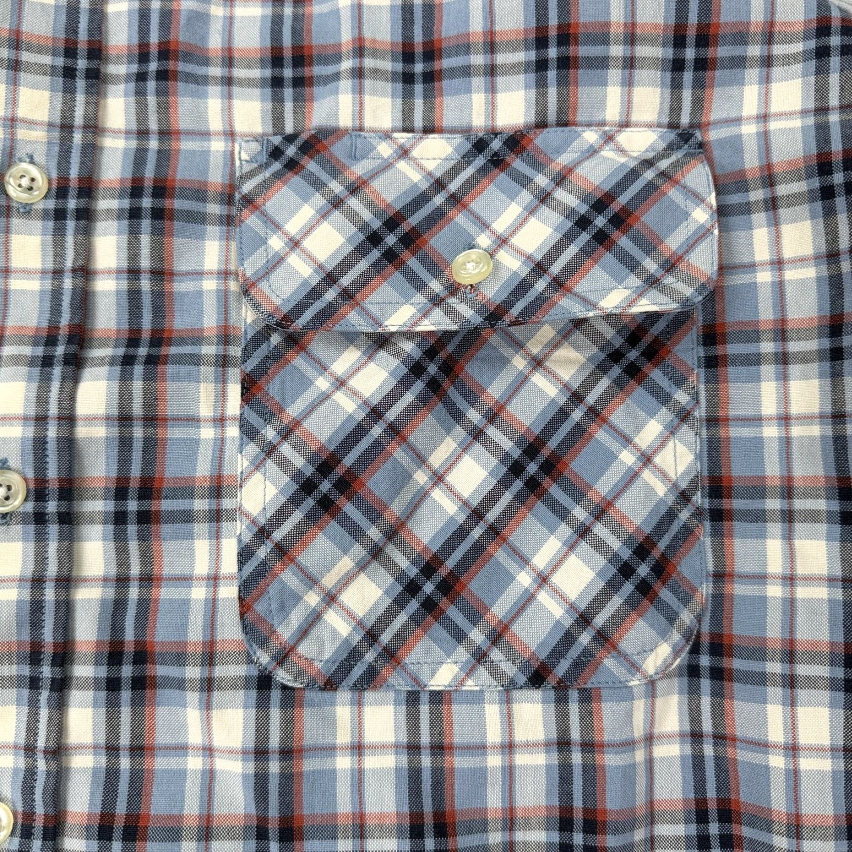 Vintage VINTAGE Big Mac Shirt Mens M Blue Plaid Workwear Western Button Front Size US M / EU 48-50 / 2 - 3 Thumbnail