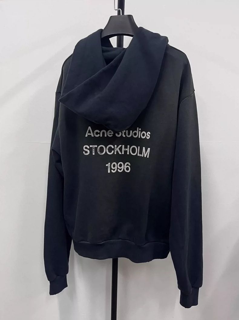 Acne Studios Acne Studios Vintage Destroyed Hoodie- DMC Size US M / EU 48-50 / 2 - 1 Thumbnail