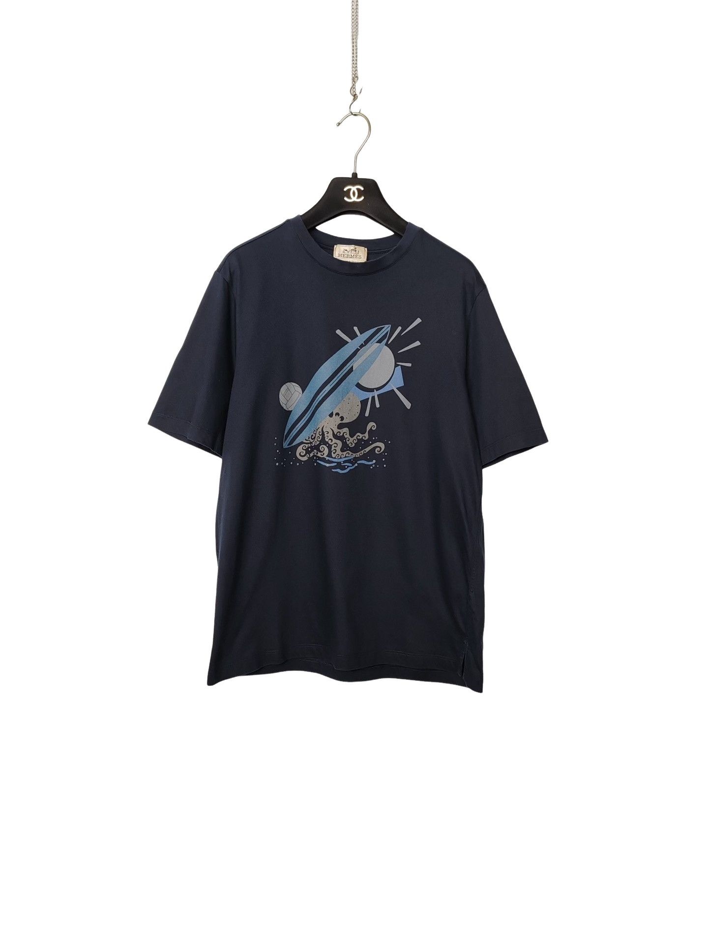 Hermes Hermes Wave Print T-Shirt Size XS Size US XS / EU 42 / 0 - 1 Thumbnail