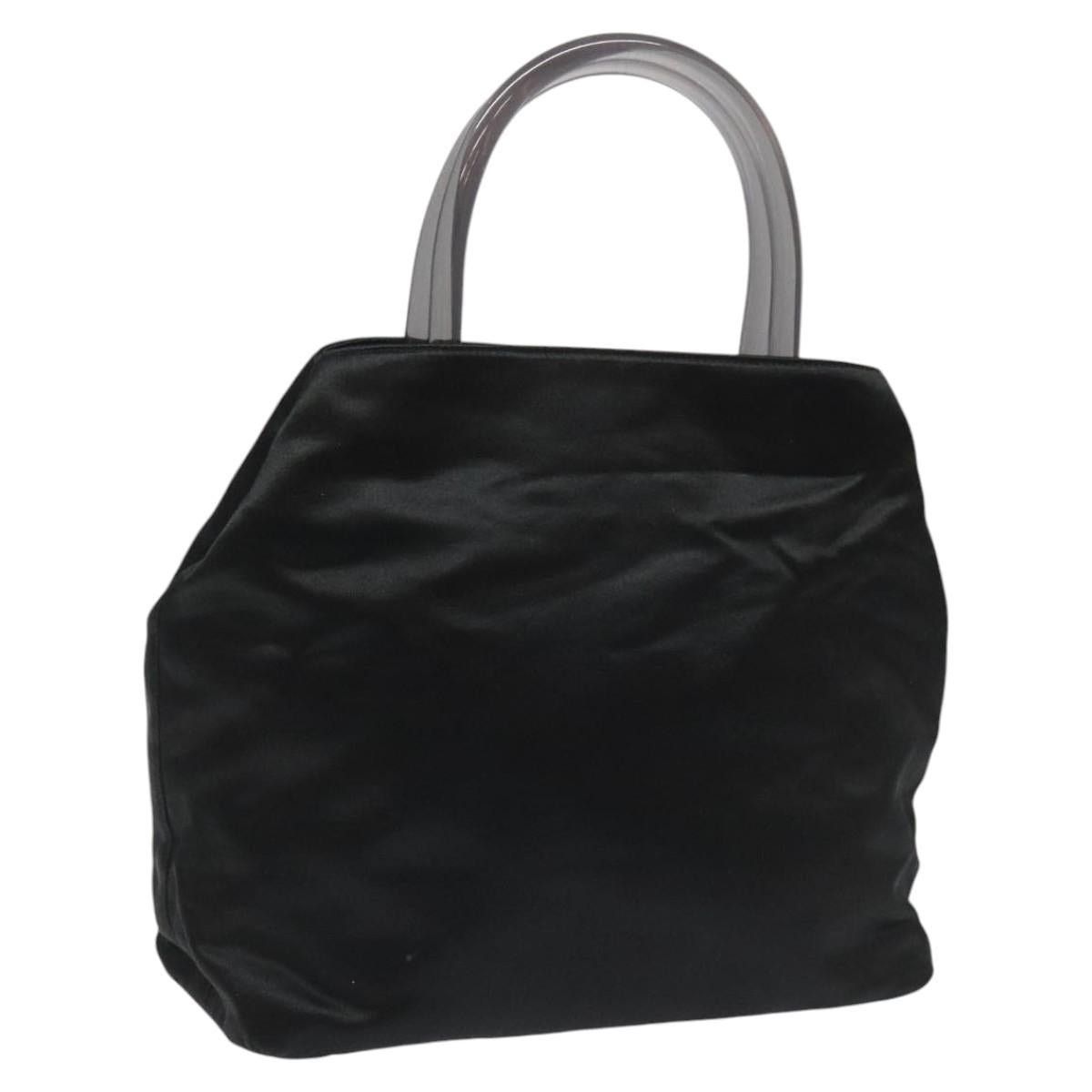 Prada PRADA Hand Bag Satin Black Size ONE SIZE - 1 Thumbnail