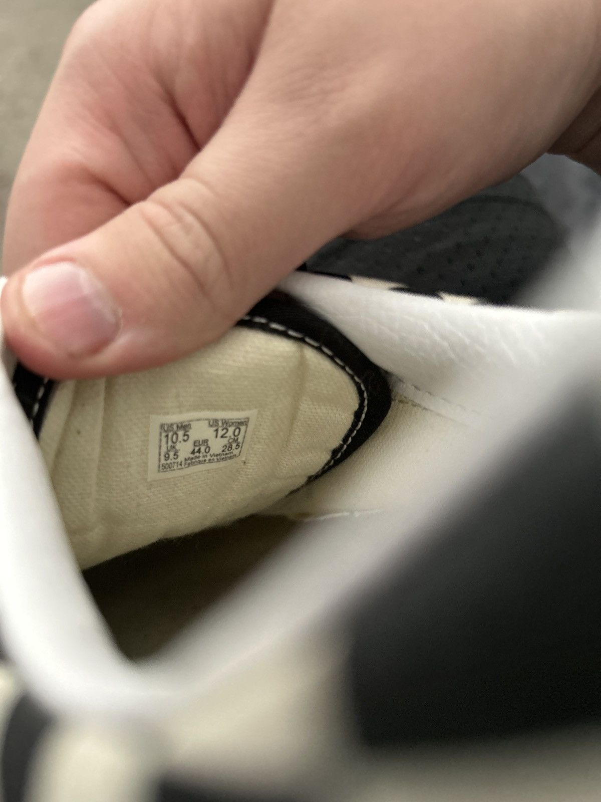 Vans Black/White Checkerboard Vans Size US 10.5 / EU 43-44 - 6 Thumbnail