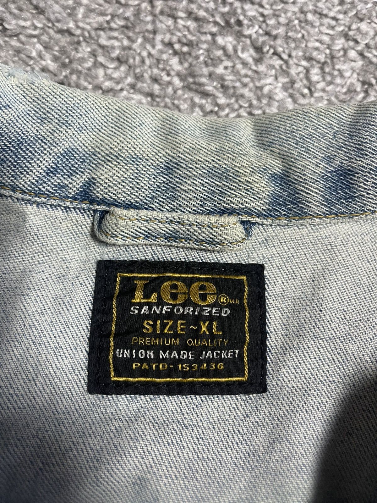 Lee × Vintage LEE RIDERS VINTAGE DENIM BLUE JACKET RARE 7850 USA SIZE XL Size US XL / EU 56 / 4 - 17 Thumbnail