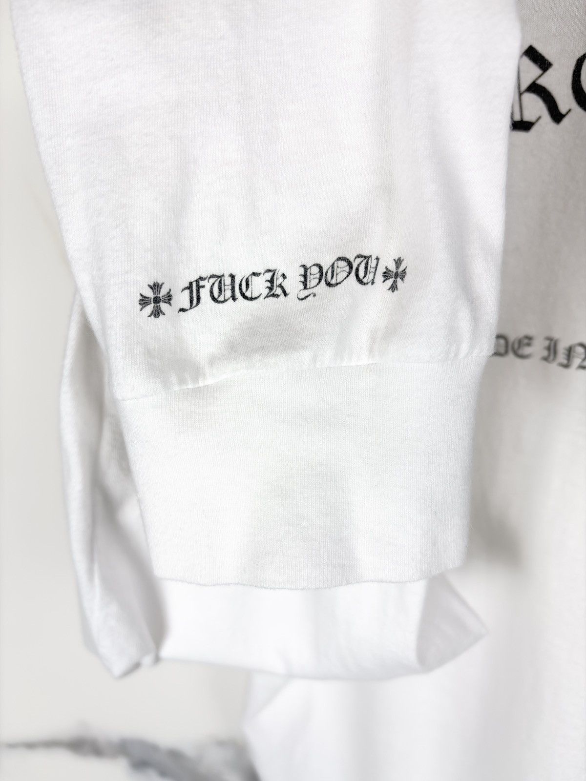 Chrome Hearts Chrome Hearts Made In Hollywood Logo Longsleeve Tshirt White Size US L / EU 52-54 / 3 - 4 Thumbnail