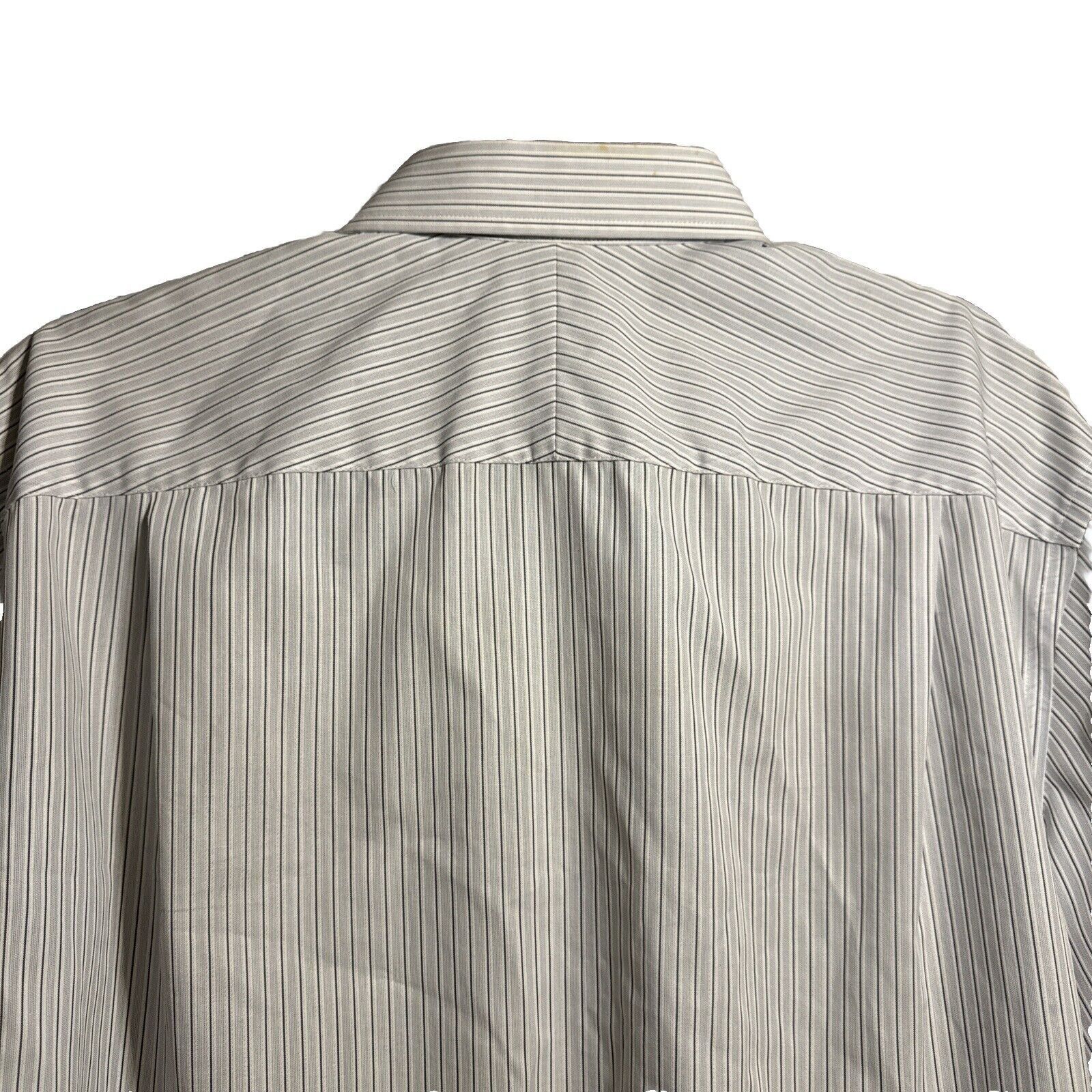 Merona Merona Mens Ultimate Shirt Long Sleeves Button Up Pin Strip Size US L / EU 52-54 / 3 - 12 Thumbnail