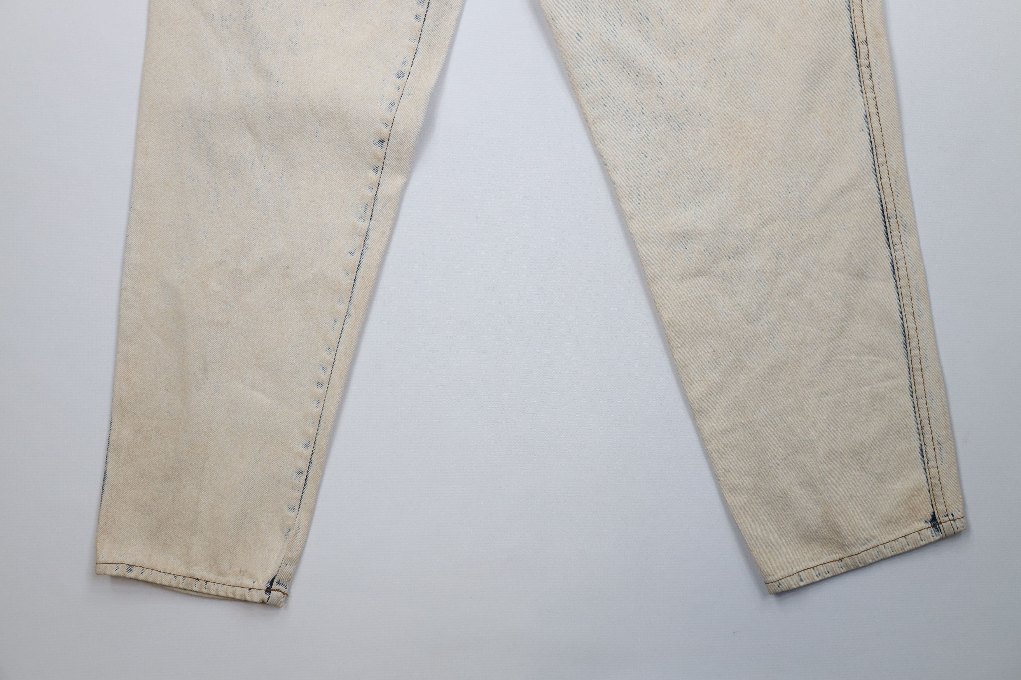 Vintage Deadstock Vintage 80s 90s Streetwear High Waist Acid Jeans Size US 34 / EU 50 - 4 Thumbnail