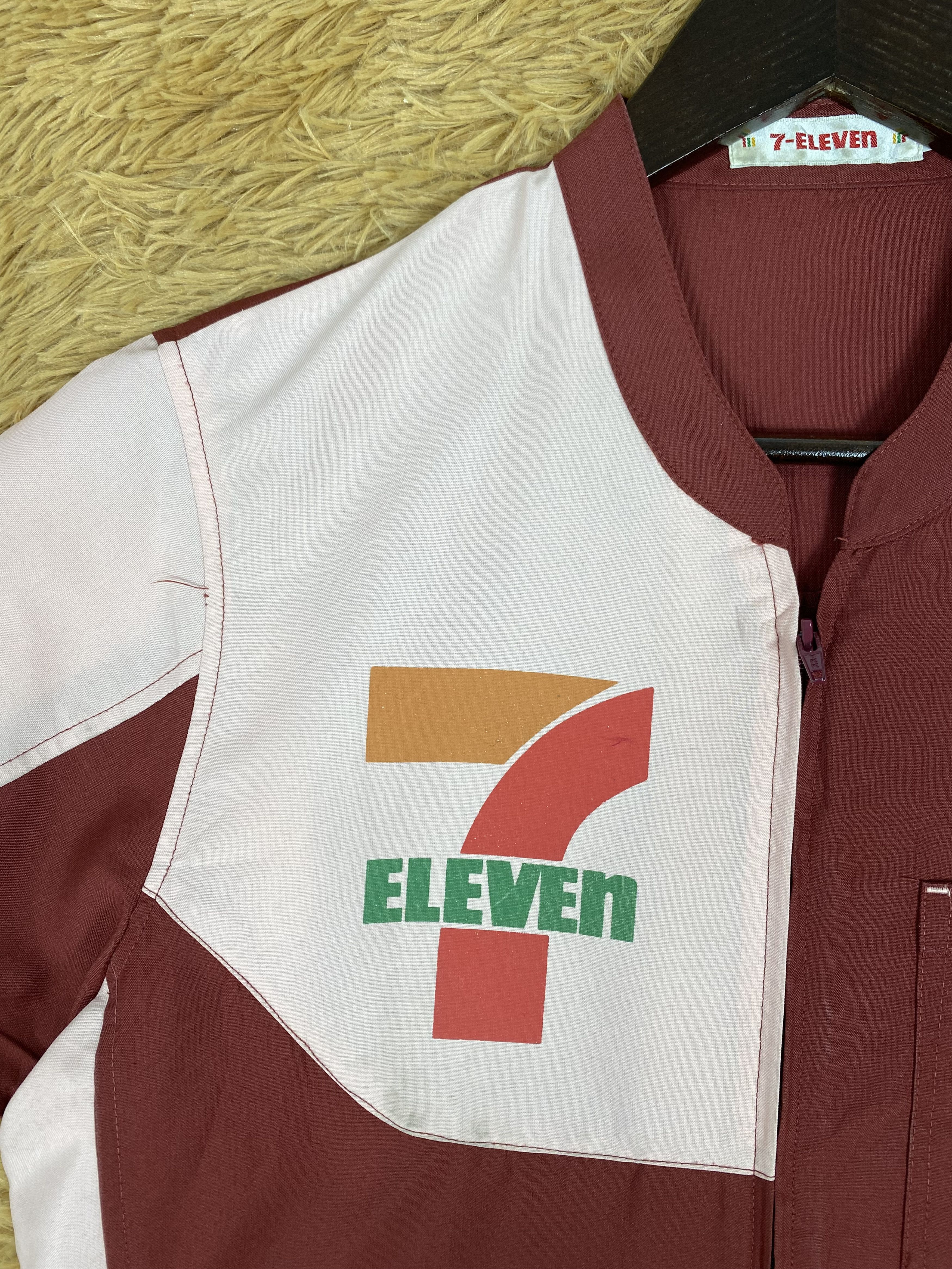 Vintage Vintage & 7 Eleven Zip Up Short Sleeve Shirts PS0185 Size US S / EU 44-46 / 1 - 3 Thumbnail