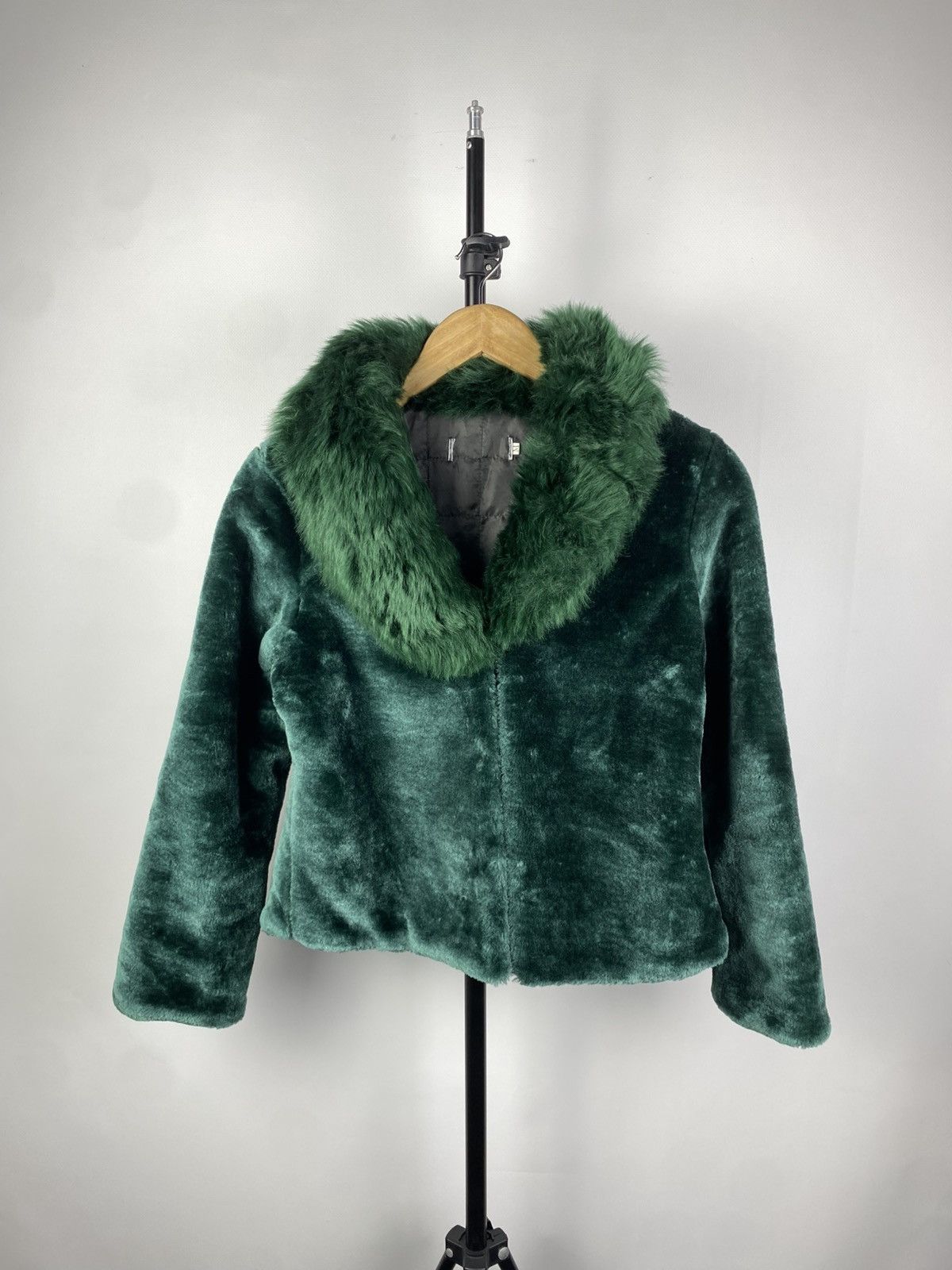 If Six Was Nine × Japanese Brand × Le Grande Bleu (L.G.B.) 💥Y2k Vintage Fluffy Mohair Fuzzy Japanese style Jacket Size M / US 6-8 / IT 42-44 - 1 Thumbnail
