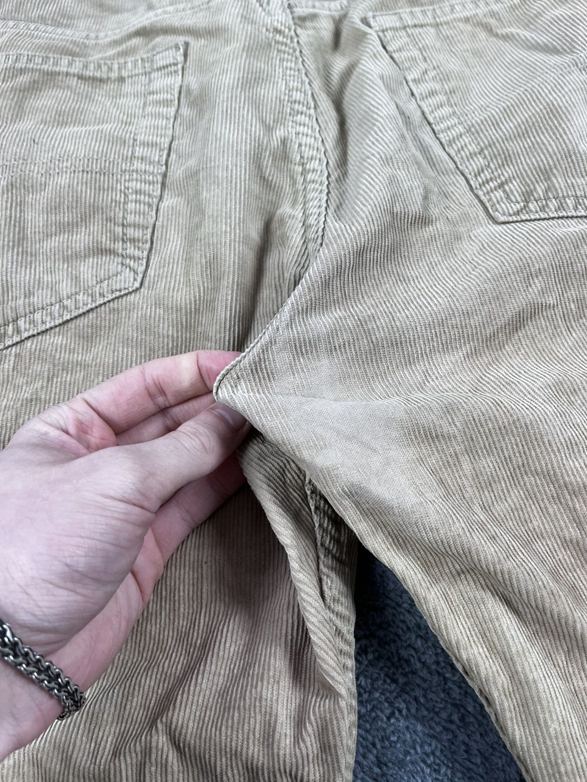 Tommy Hilfiger Vintage Y2K Tommy Hilfiger Corduroy Sand Pants Casual Size US 32 / EU 48 - 8 Thumbnail