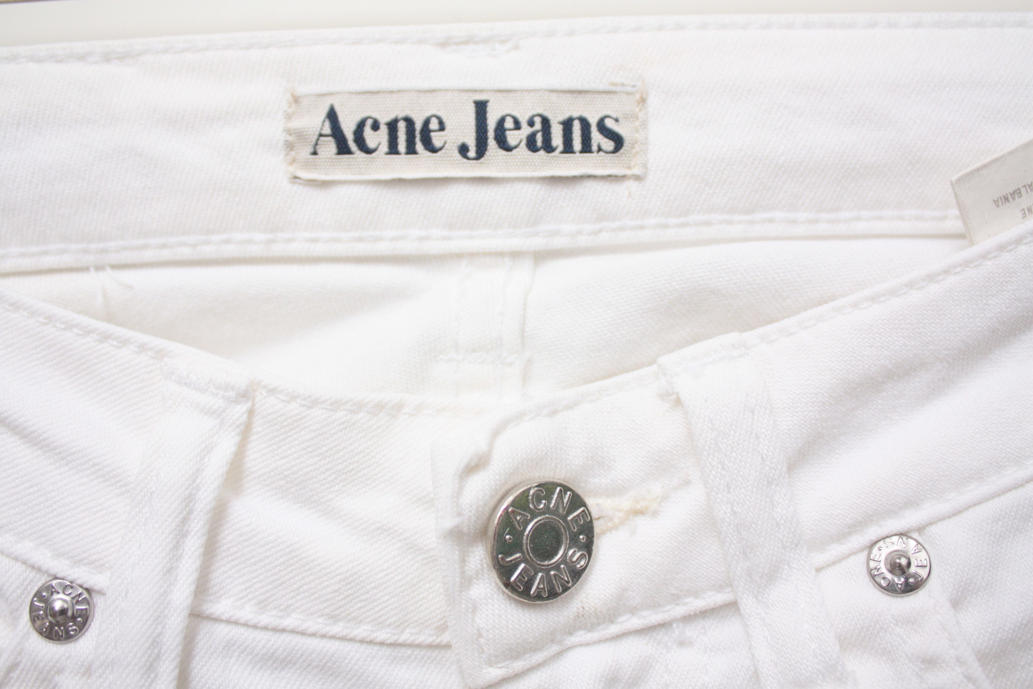 Acne Studios Acne Jeans Hep White 26/32 Denim Jeans Size 26" / US 2 / IT 38 - 4 Thumbnail