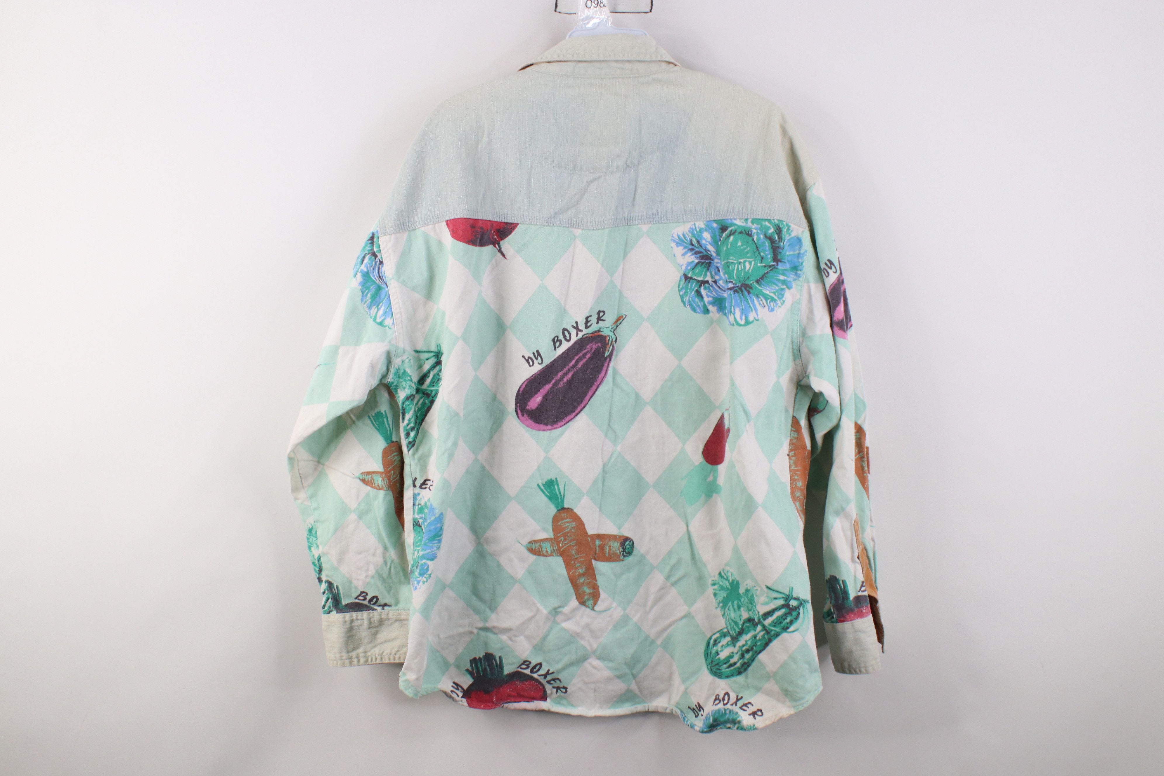 Vintage Vintage 90s Streetwear All Over Print Button Shirt Size US S / EU 44-46 / 1 - 12 Thumbnail