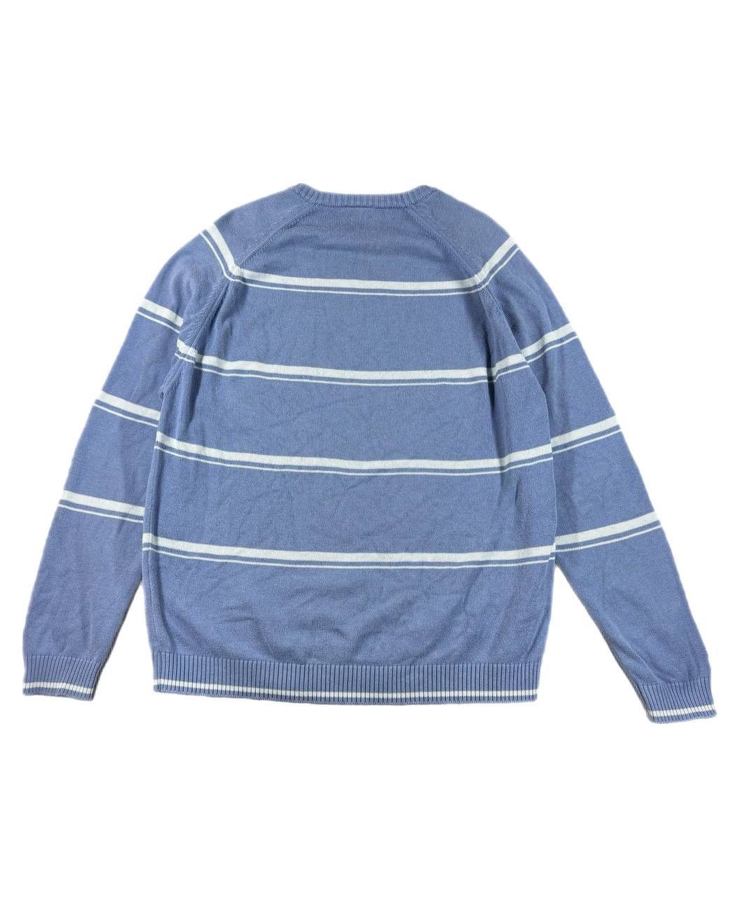 Lacoste Lacoste vintage knit sweater blue/white mini logo Size US L / EU 52-54 / 3 - 2 Thumbnail