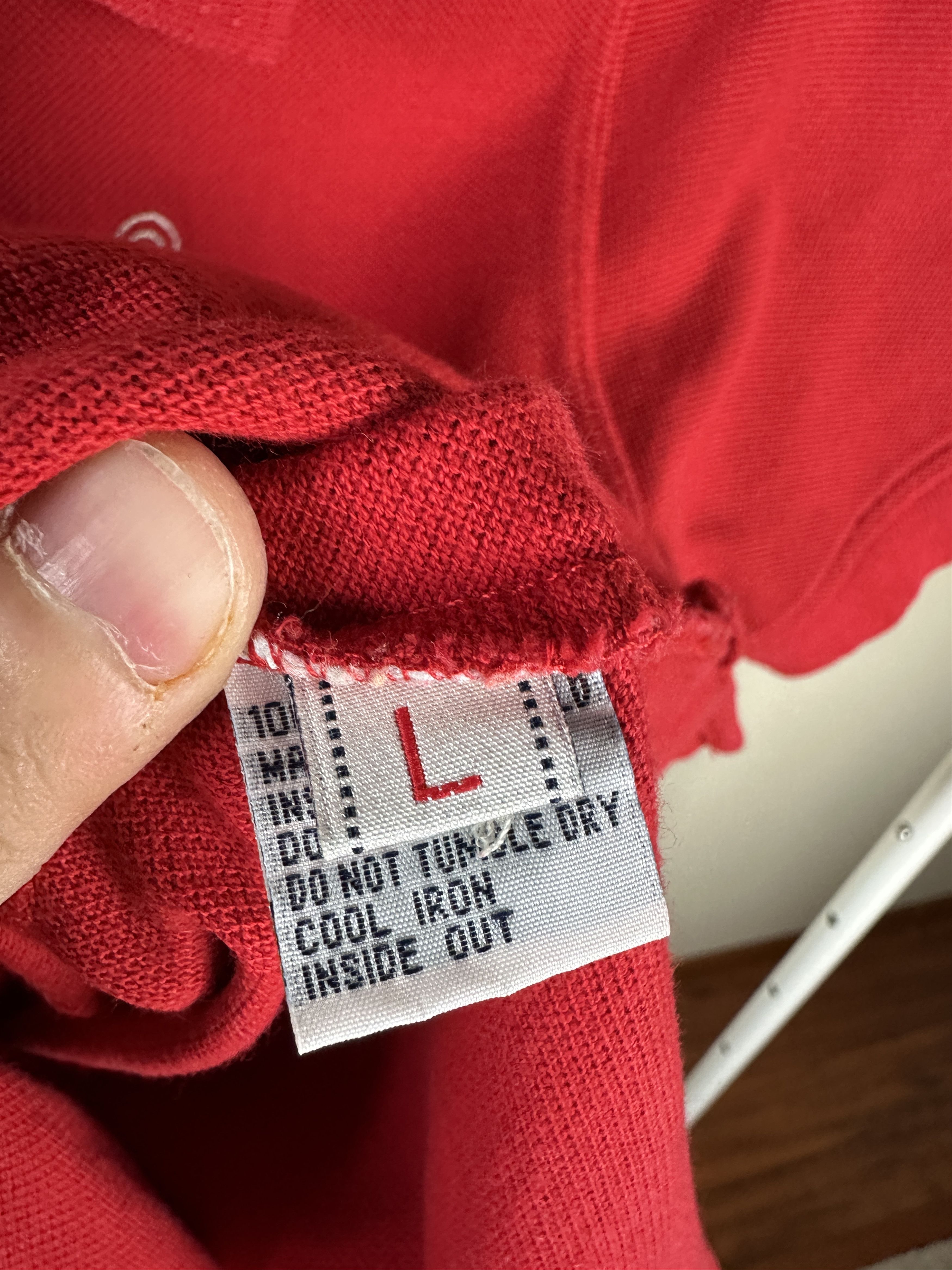 Evisu Vintage Evisu Red Polo Shirt – Size L – Evisu Ranch Japan Size L / US 10 / IT 46 - 5 Thumbnail