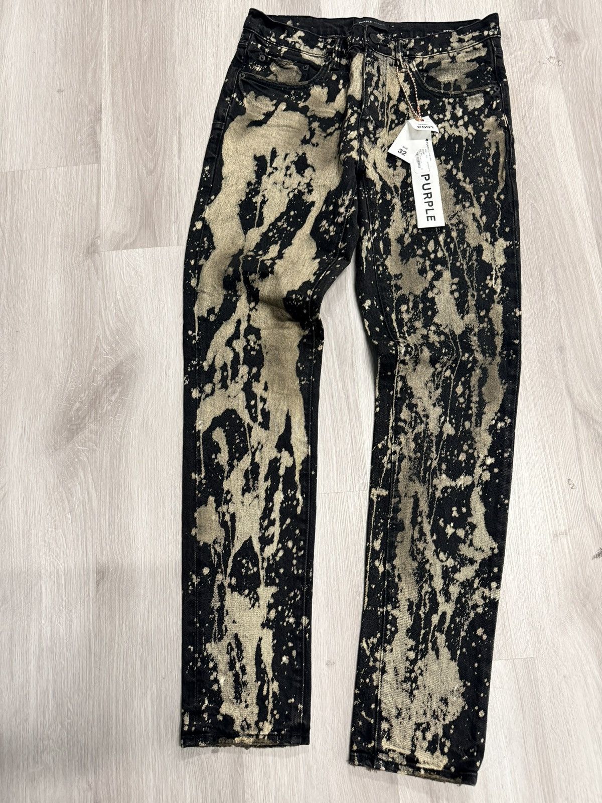 Purple Brand Purple Jeans Black/Gold Size US 32 / EU 48 - 1 Thumbnail