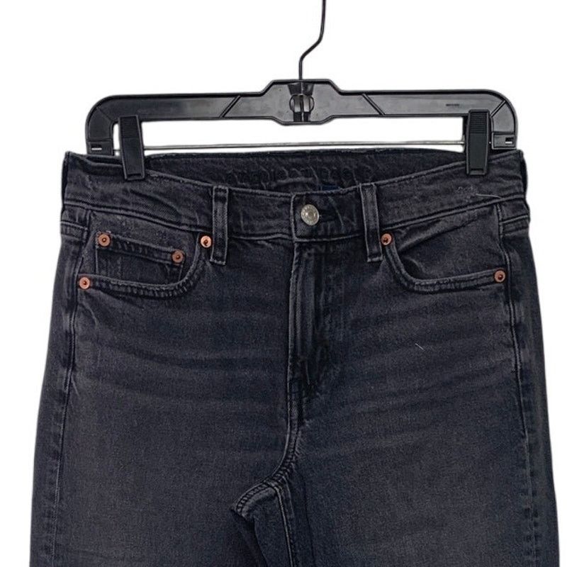 American Eagle Outfitters New American Eagle Womens Size 4 Straight Denim Jeans Size 27" / US 4 / IT 40 - 2 Thumbnail