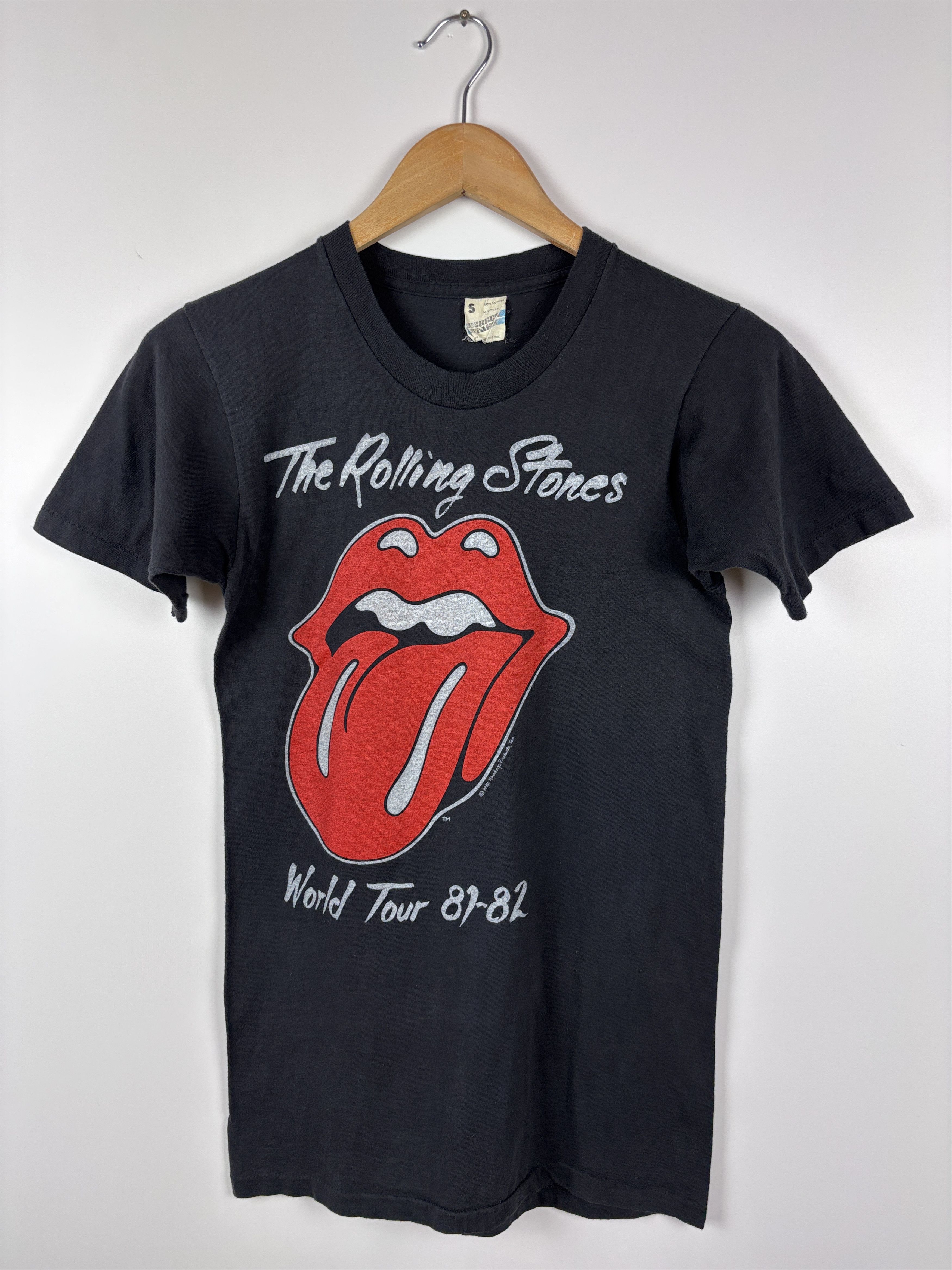 The Rolling Stones Rolling Stones 1981-82 World Tour T-Shirt Screen Stars Women Size S / US 4 / IT 40 - 1 Thumbnail
