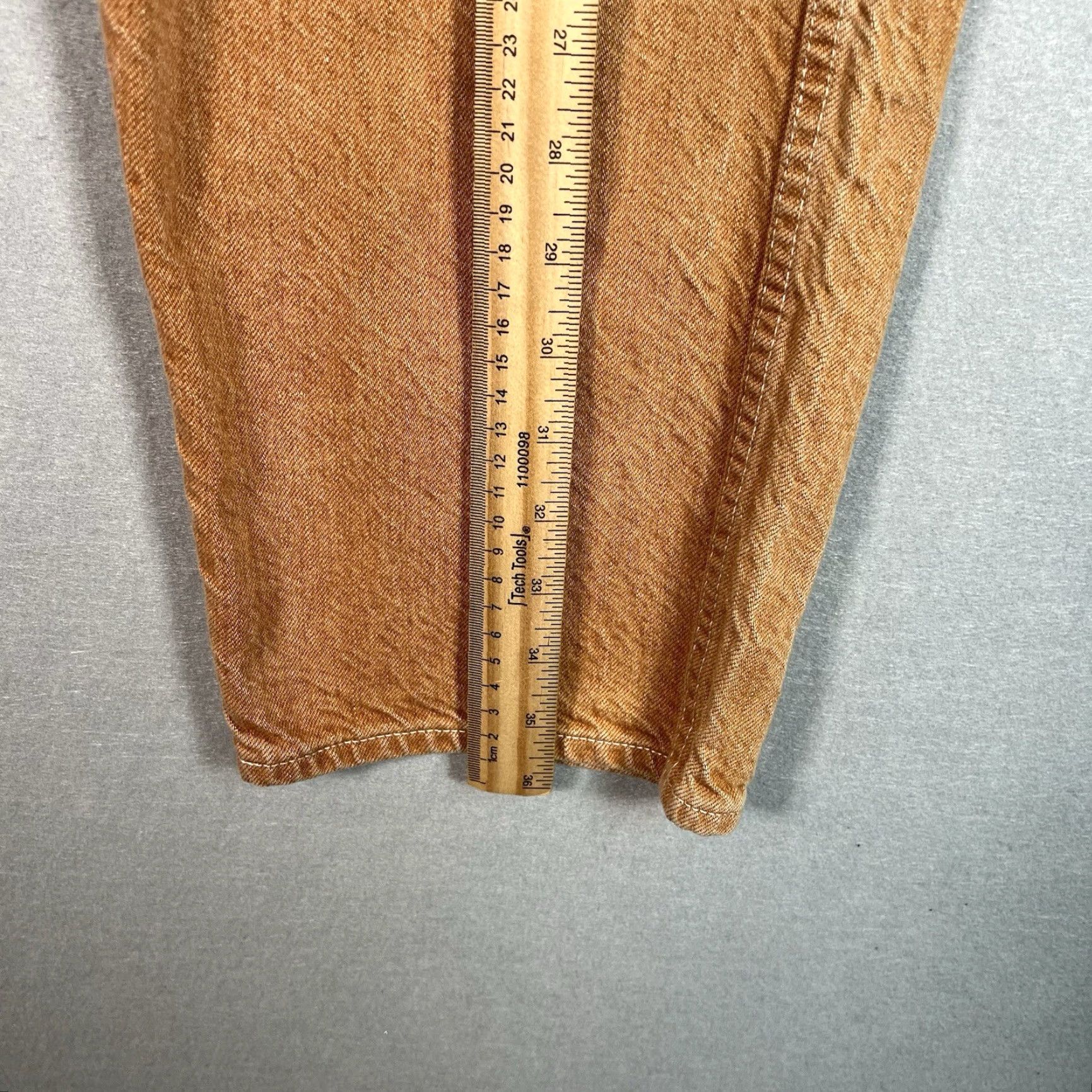Uniqlo Uniqlo U Jeans Women 25 Brown Medium Wash Denim Straight Womens Size 42" / US 20 - 3 Thumbnail