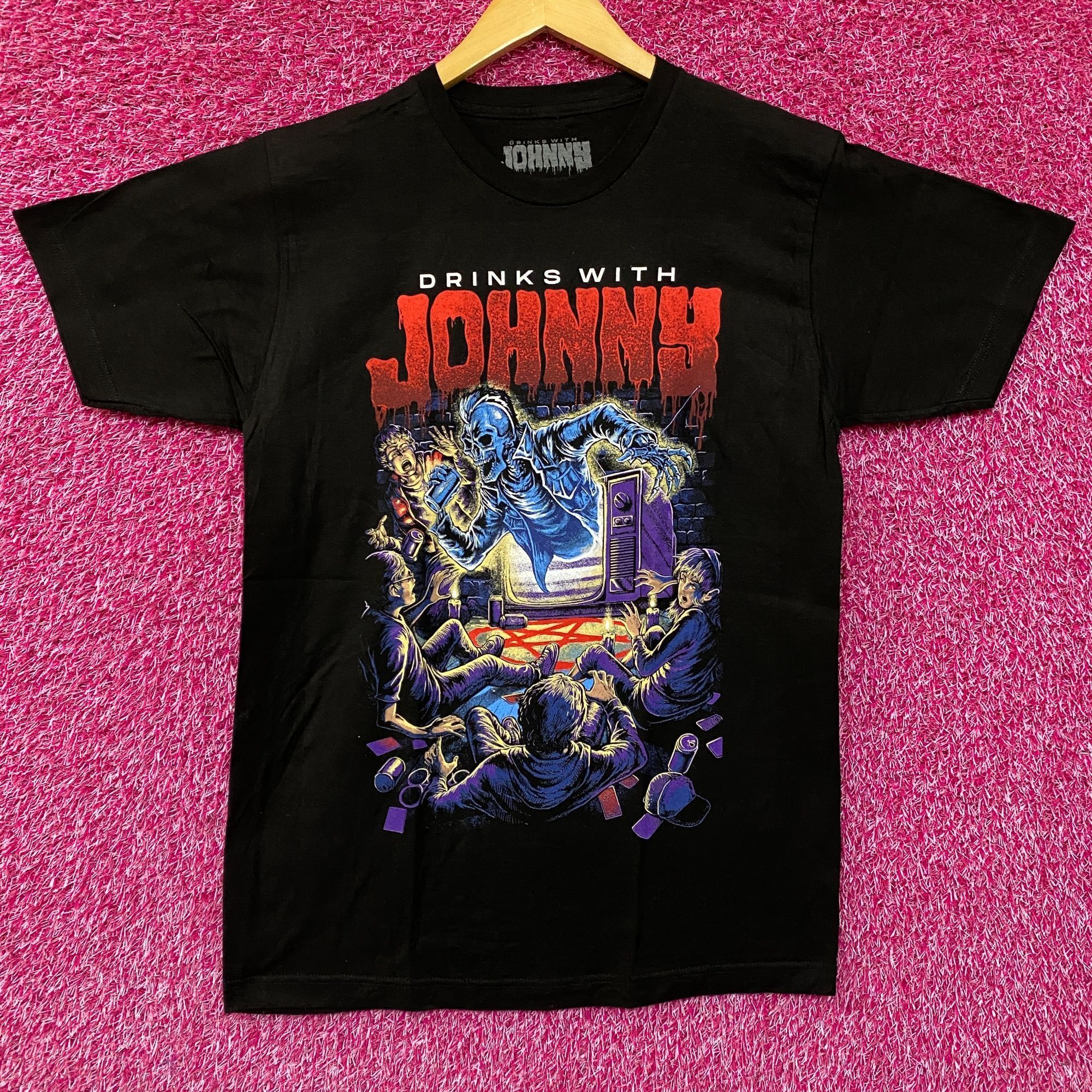 Other Drinks With Johnny The Summoning T-Shirt Medium Size US M / EU 48-50 / 2 - 1 Thumbnail