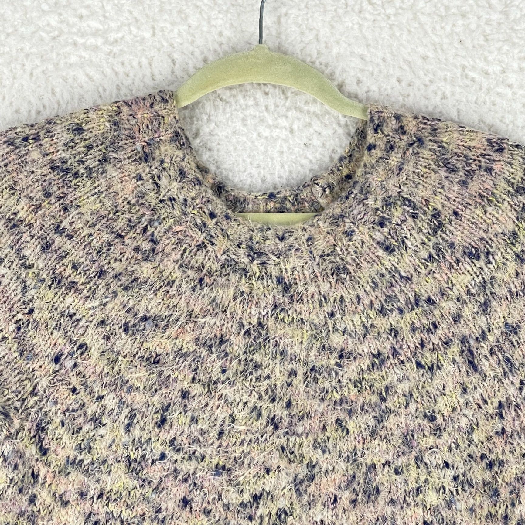 Lou & Grey Lou & Grey Ivory Fuzzy Knit Sweater Womens Pullover 3/4 Sleeve Size XS Size XS / US 0-2 / IT 36-38 - 2 Thumbnail