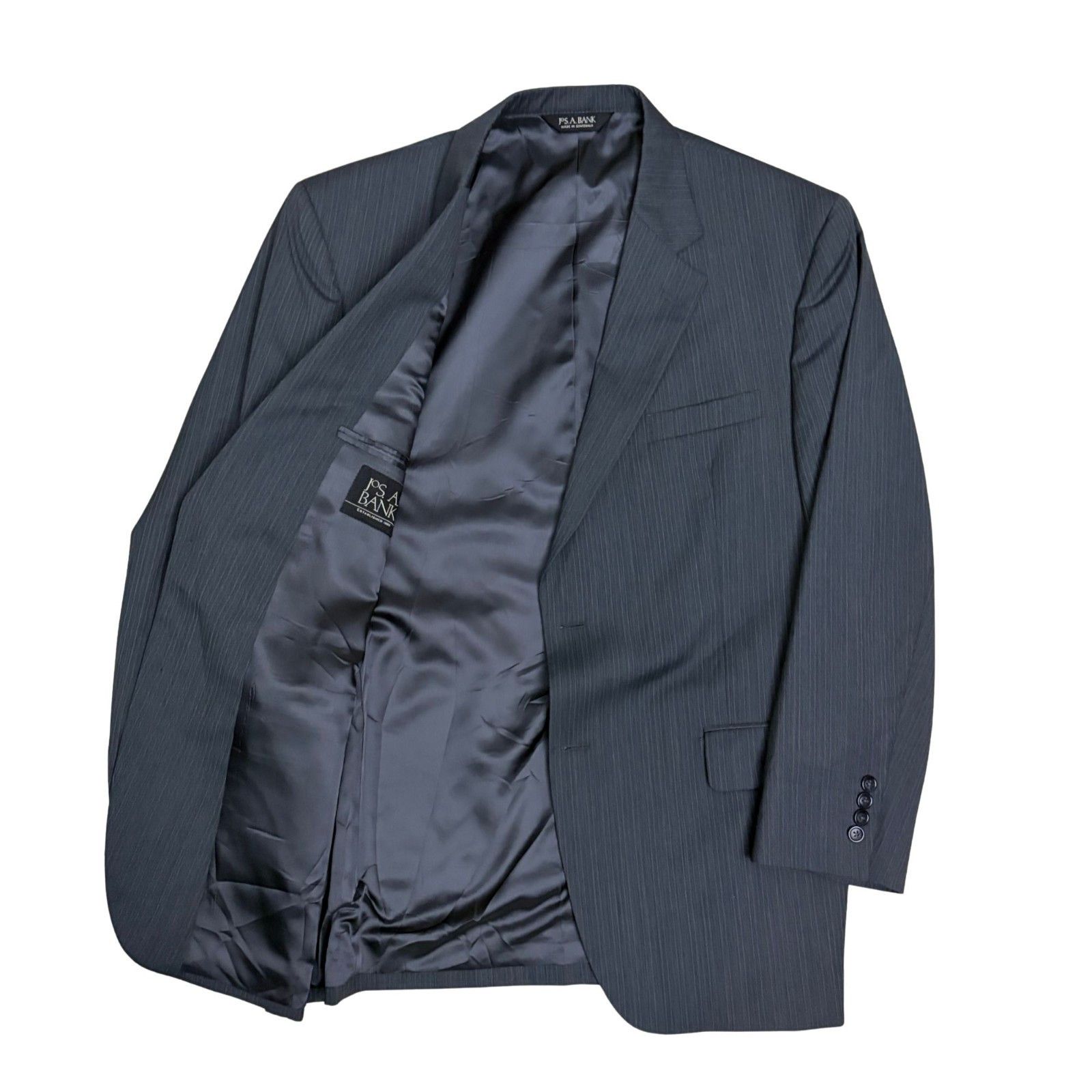 Jos. A. Bank Jos A Bank Suit Gray Blazer & Pants Business Large (42R) Size 42R - 2 Thumbnail