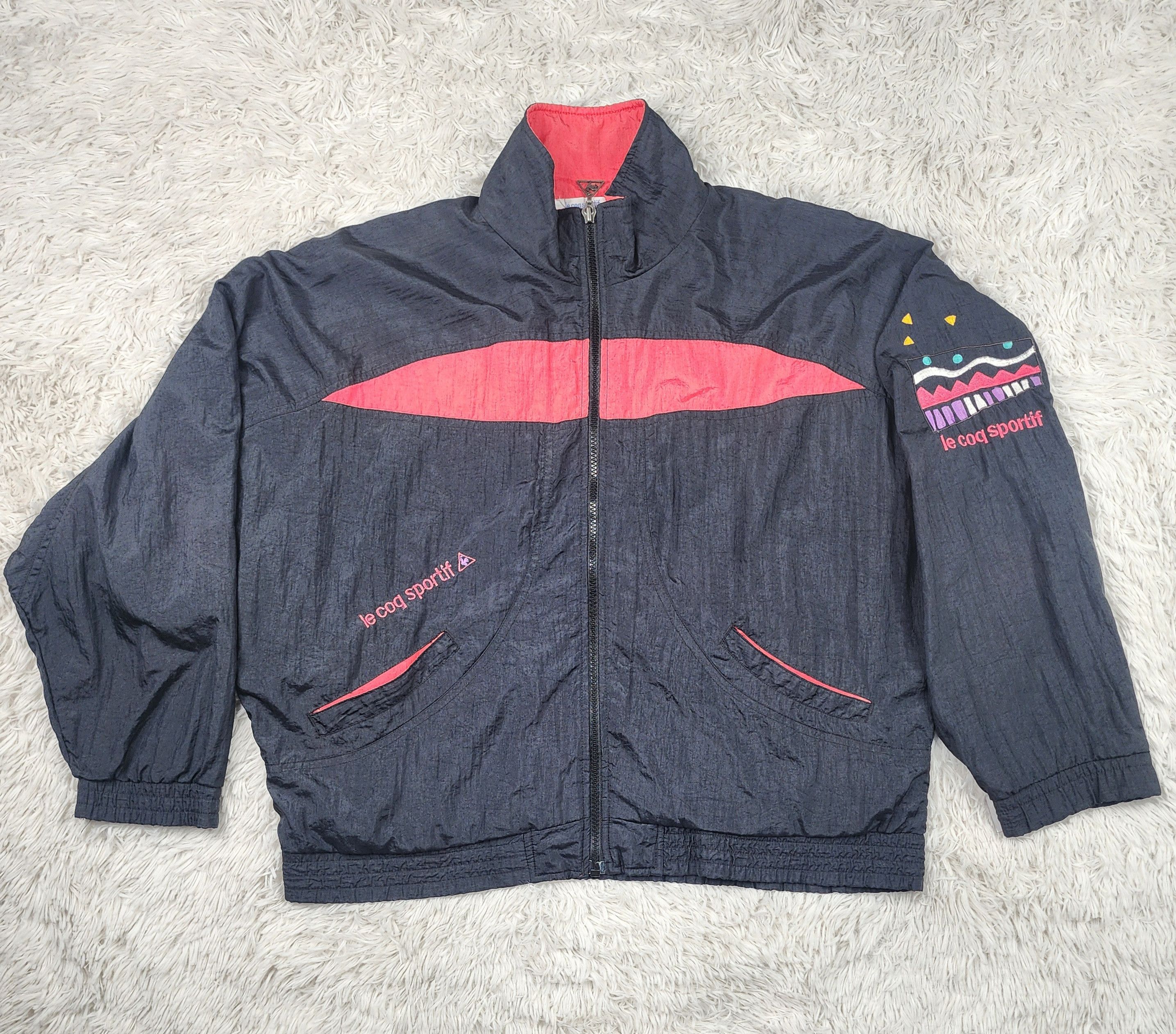 Le Coq Sportif Vintage Le coq sportif fulll zipper windbreaker jacket Size US S / EU 44-46 / 1 - 1 Thumbnail