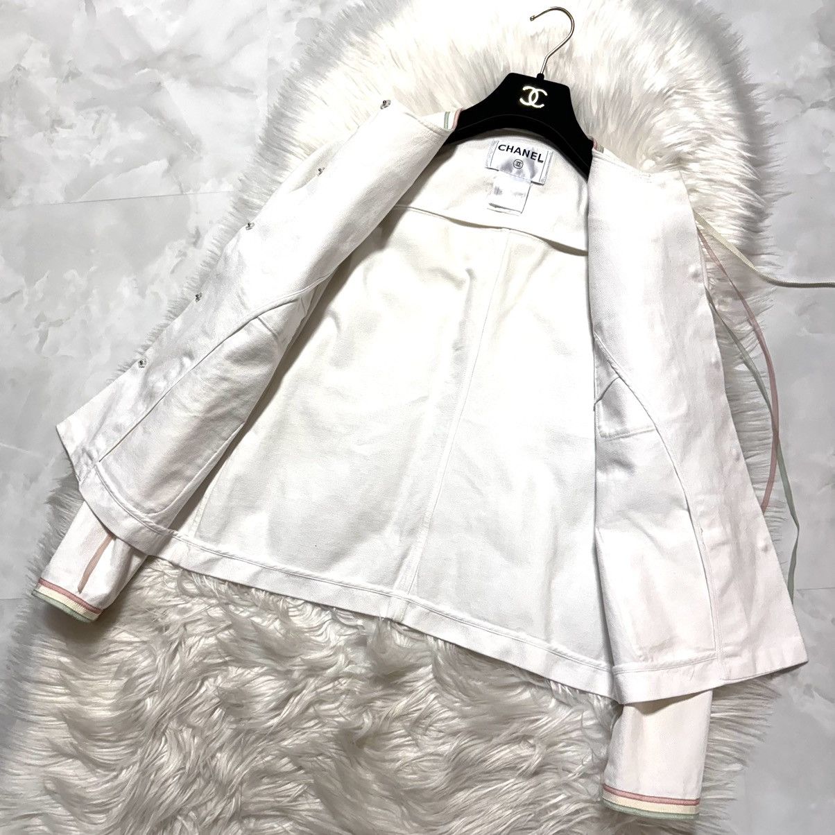 Chanel Chanel COCO decoration, border piping, fringe ribbon,jacket Size S / US 4 / IT 40 - 6 Thumbnail