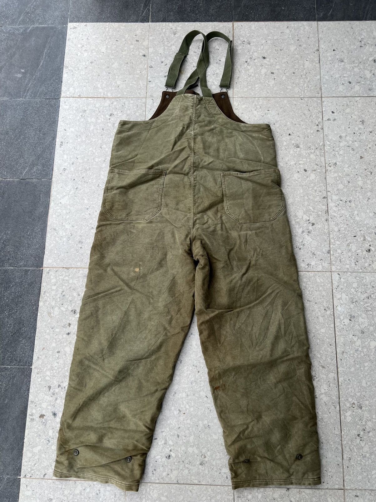 Vintage WWII Era U.S.N. Navy Deck Overall Size US 44 / EU 60 - 9 Thumbnail