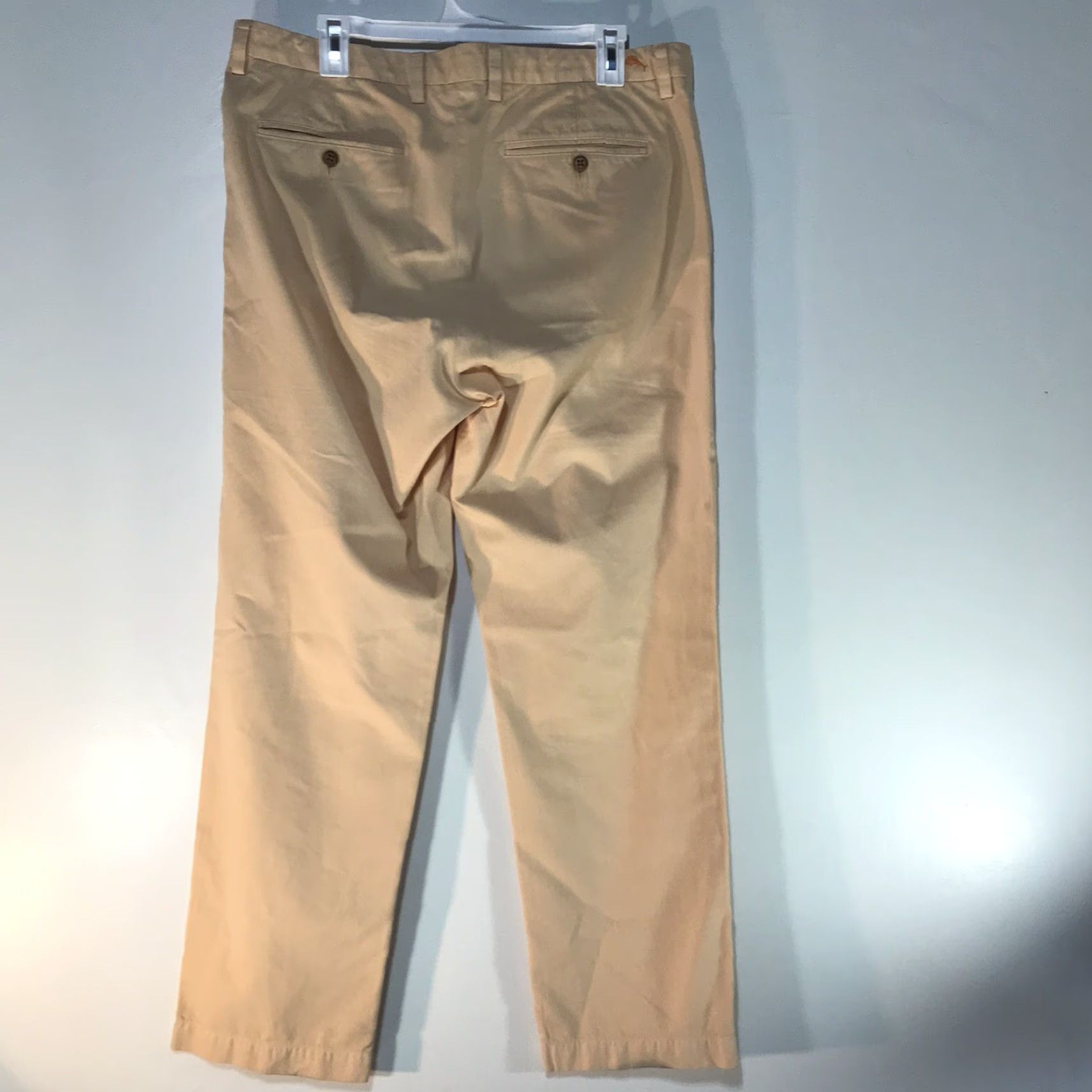Tommy Bahama Tommy Bahama Men's Pima Cotton Pants Size 34x30 Lt Peach Khakis Dress Casual Summer Fall Spring Size US 34 / EU 50 - 4 Thumbnail