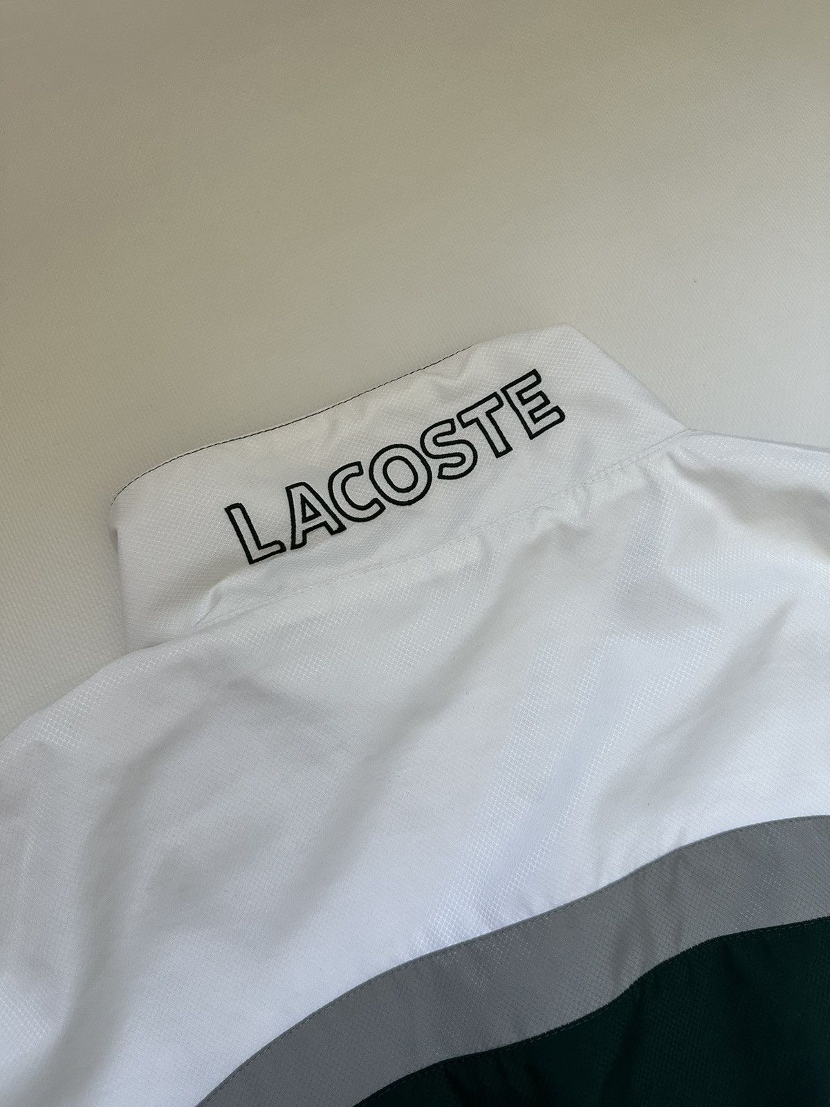 Lacoste Vintage Lacoste Full Zip Nylon Jacket Size US XL / EU 56 / 4 - 10 Thumbnail