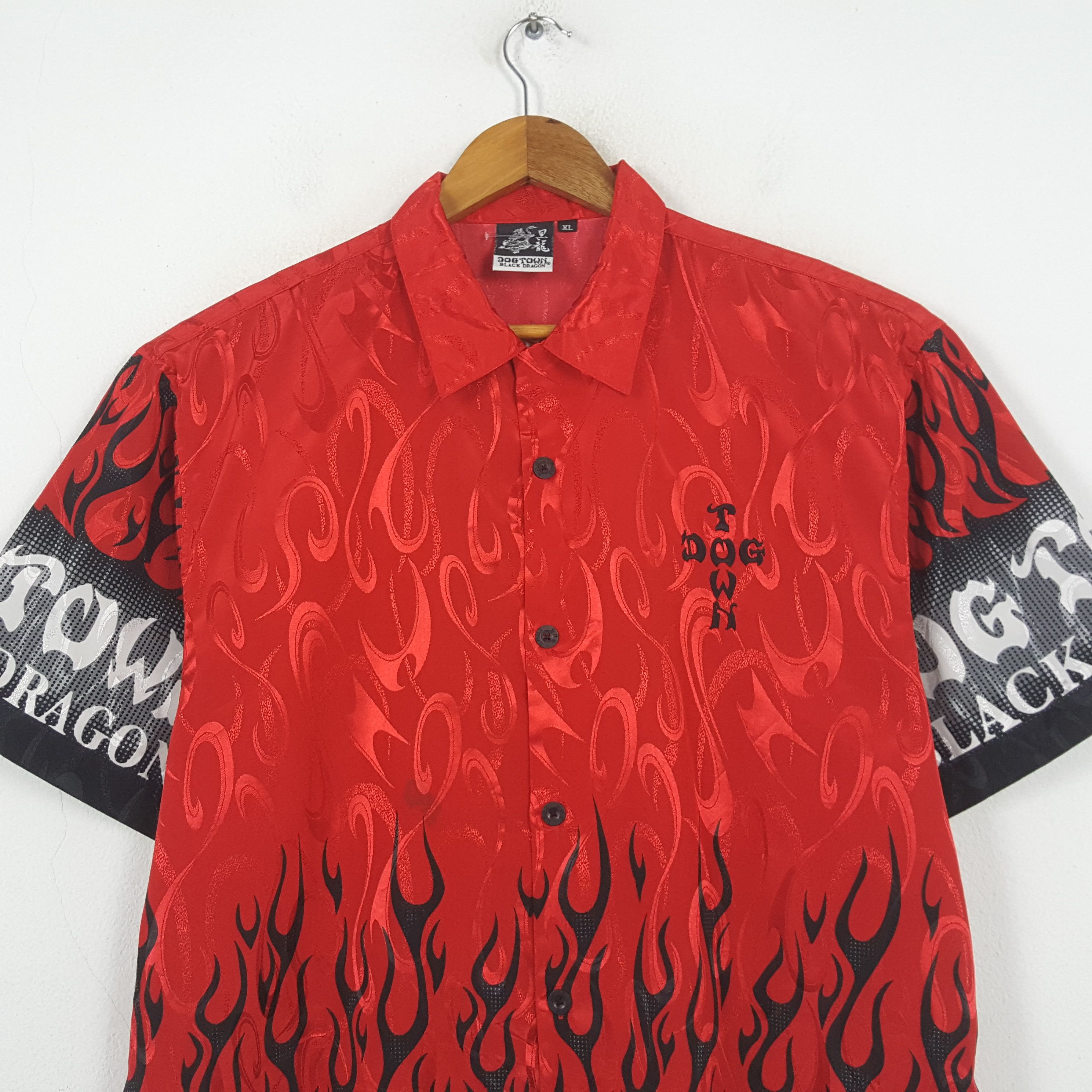 Dogtown Vintage DOGTOWN BLACK DRAGON Brand Shirt 31 Size US XL / EU 56 / 4 - 4 Thumbnail