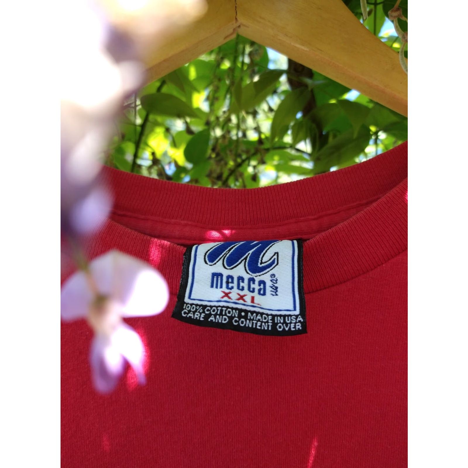 Vintage VINTAGE Mecca Shirt Long Sleeve Casual Made In USA Red XXL Mens Size US XXL / EU 58 / 5 - 3 Thumbnail