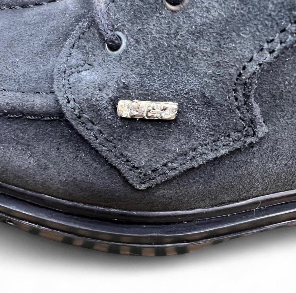 Lugz Vintage 90s Lugz Black Suede Moc Toe Chukka Boots Size US 11 / EU 44 - 7 Thumbnail