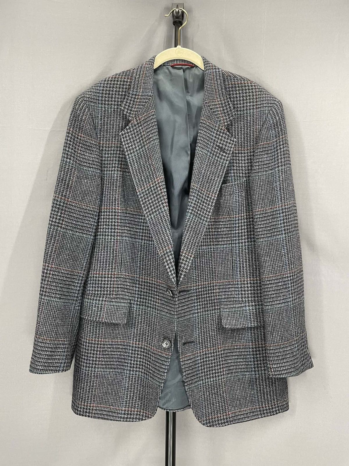 Other Hart Schaffner Marx Glen Plaid Wool Blazer 44R USA Size 44R - 2 Thumbnail