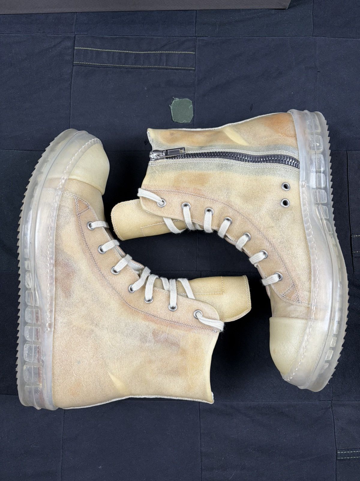 Rick Owens Translucent Leather Ramones Size US 9 / EU 42 - 4 Thumbnail
