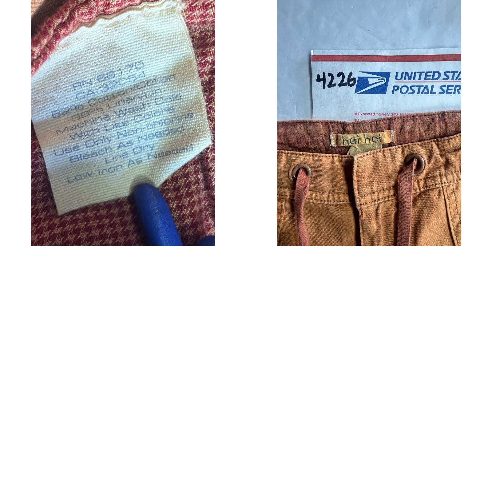 Anthropologie Anthropologie Hei Hei Orange Joggers Pants Women Size 4 Cotton Blend Cargo Comfort Pockets Straight Size 27" / US 4 / IT 40 - 8 Thumbnail