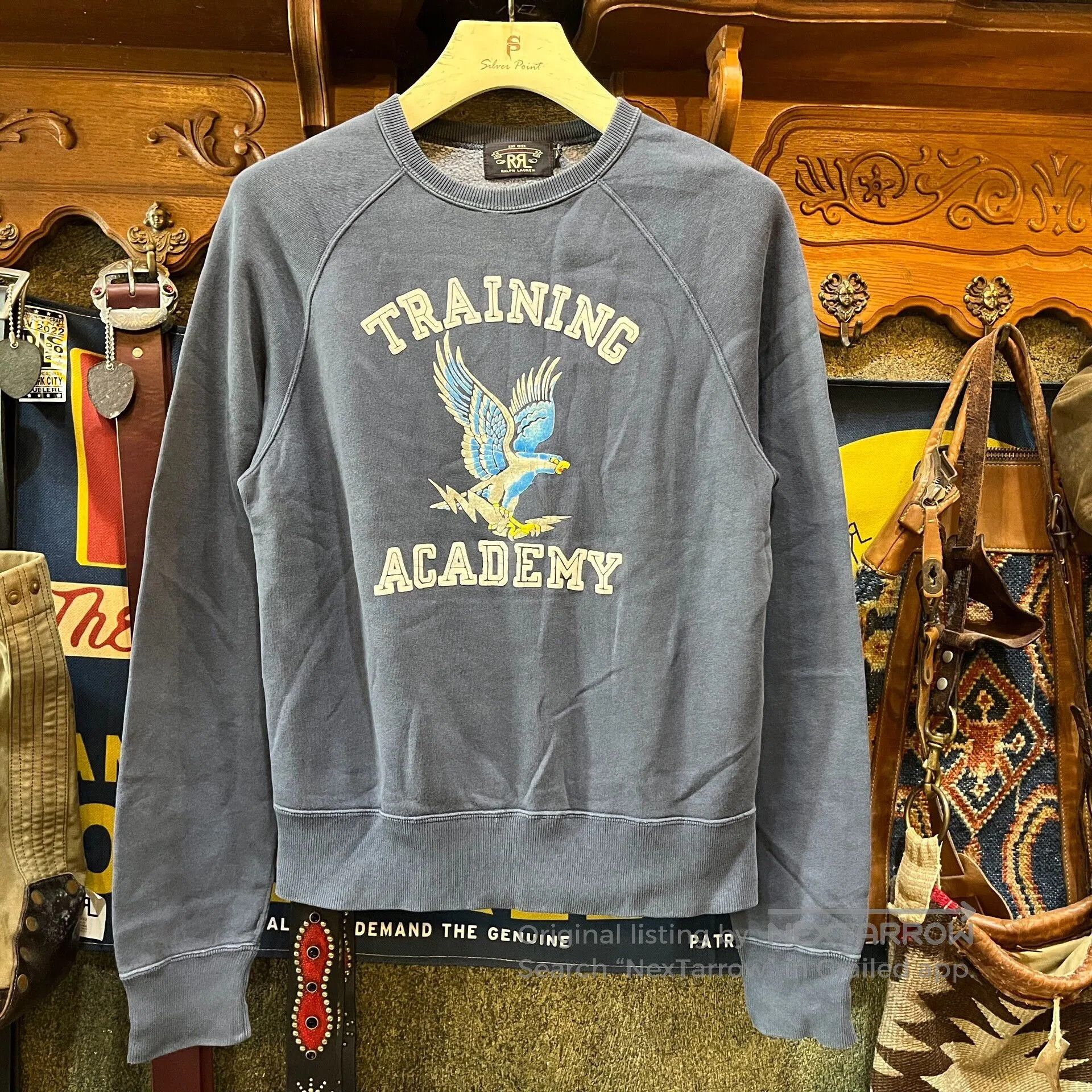 RRL Ralph Lauren vintage rrl training academy sweatshirt. Size US S / EU 44-46 / 1 - 1 Thumbnail