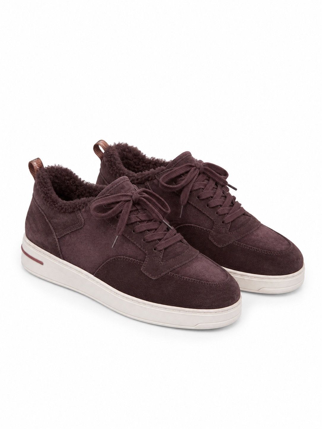 Loro Piana Loro Piana Newport Sneaker Sherling Burgandy Size US 10 / EU 43 - 1 Thumbnail