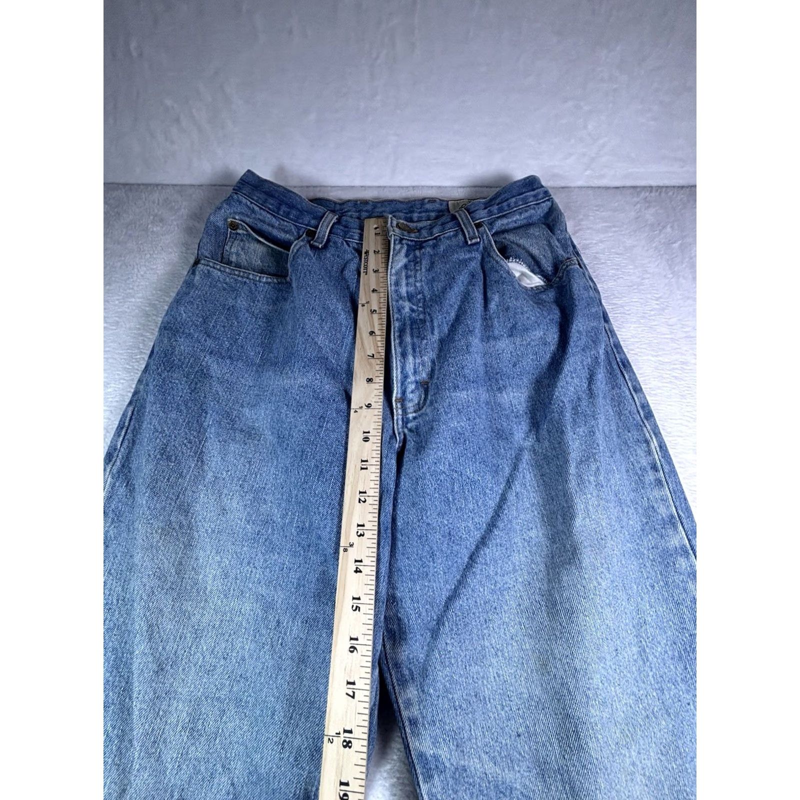 Eddie Bauer Eddie Bauer Womens Jeans Style Medium Wash 14 Denim Blue 31in Inseam Mid Rise Belt Loops Jeans Womens Size 36" / US 14 / IT 50 - 3 Thumbnail