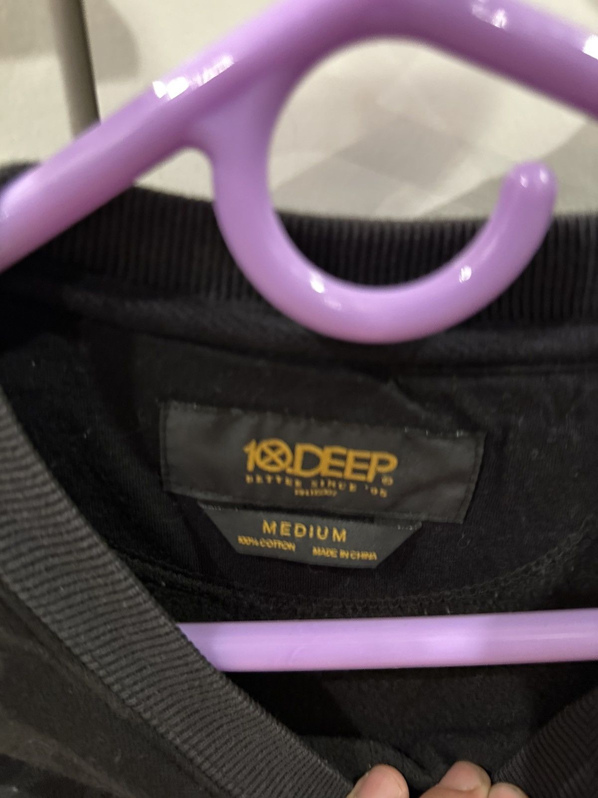 10 Deep 10 Deep Black Cheetah Sweatshirt with Pockets Size US M / EU 48-50 / 2 - 4 Thumbnail