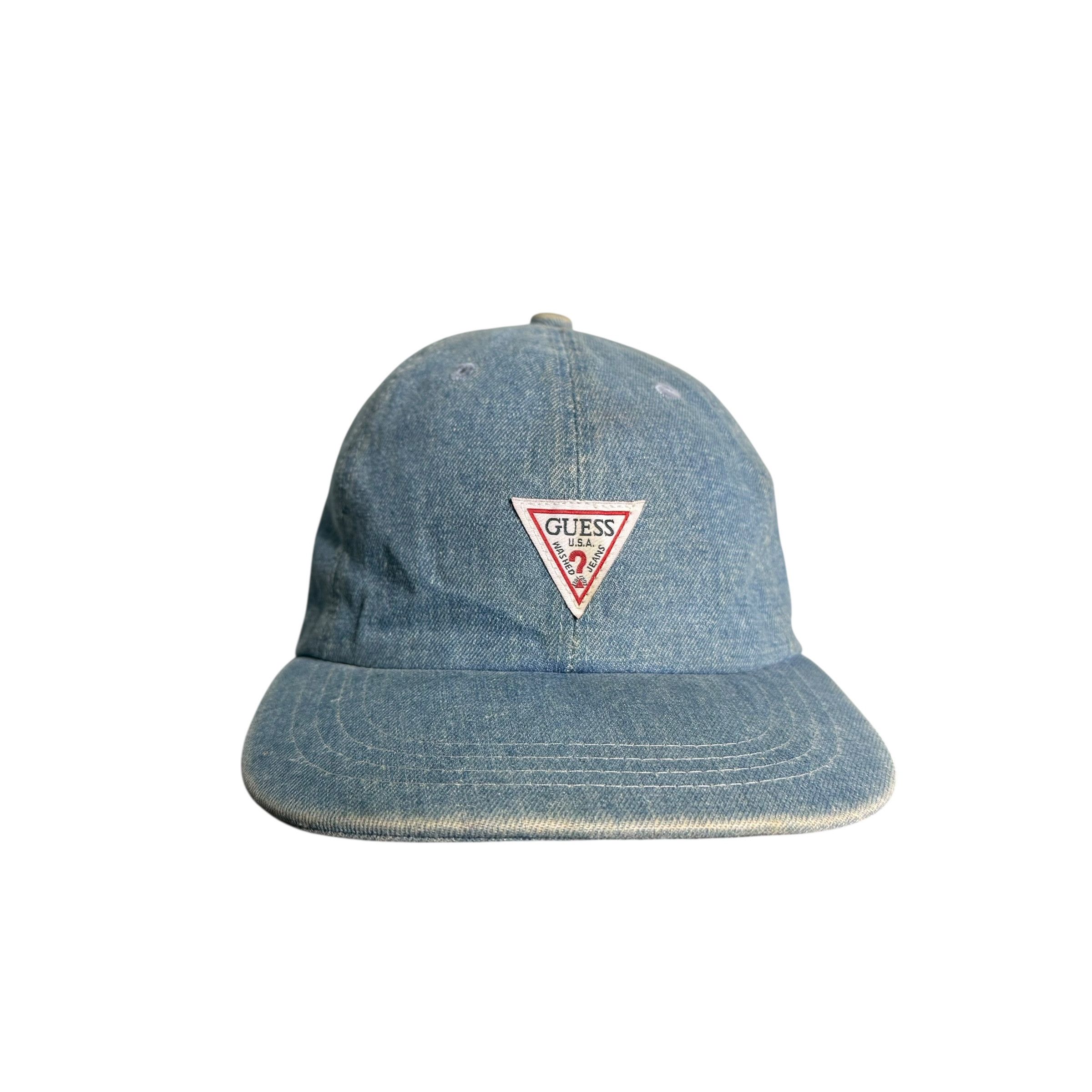 Guess 🔥RARE🔥Vintage Guess Denim Adjustable Cap Size ONE SIZE - 2 Thumbnail