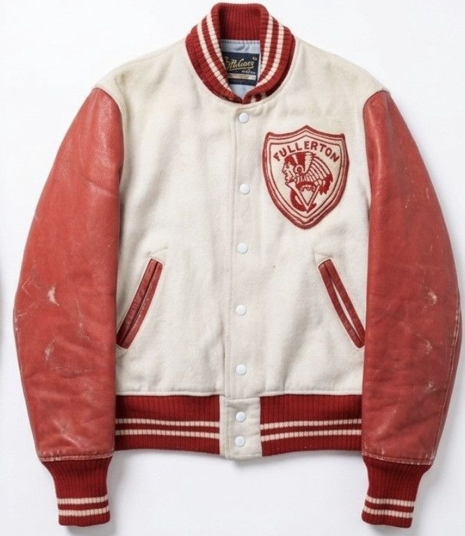 Vintage True Vintage 1960s Whiting Wool/Leather Varsity Jacket Size US S / EU 44-46 / 1 - 1 Thumbnail