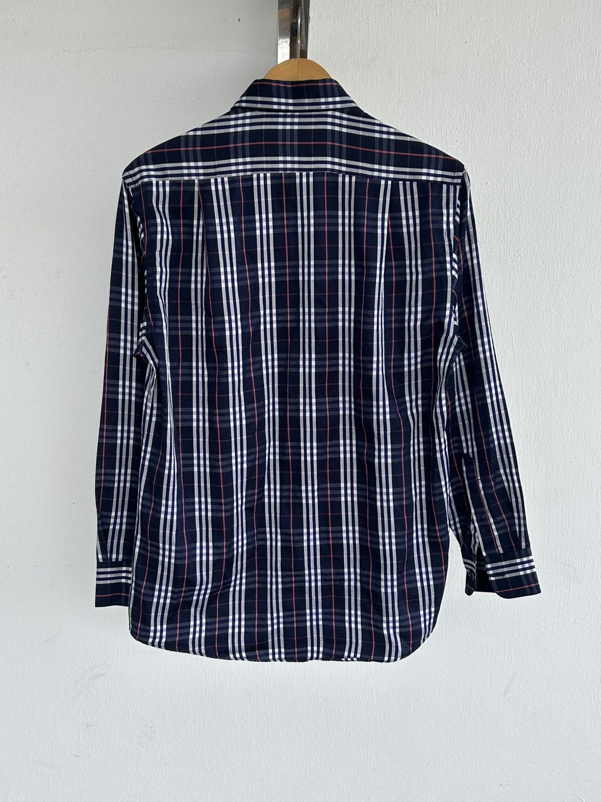 Burberry Burberry Checkered Vintage Button Up Shirt Size US L / EU 52-54 / 3 - 2 Thumbnail