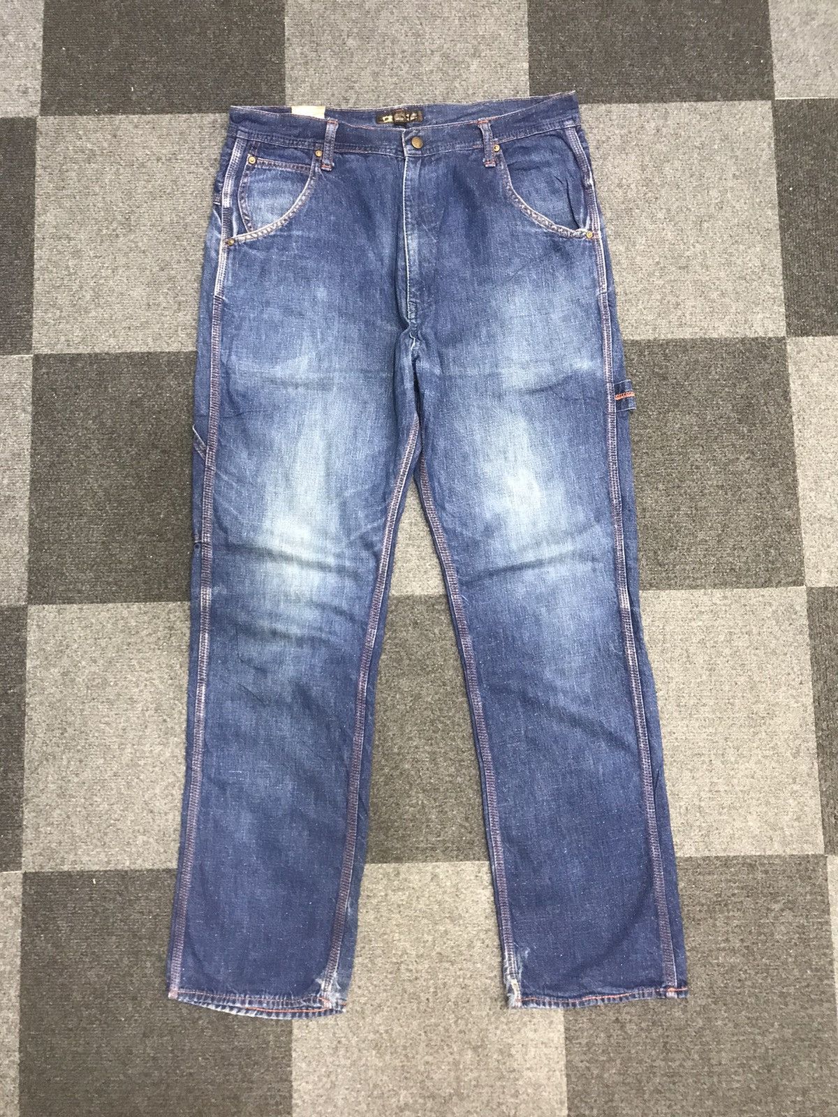 Designer × Japanese Brand mcapache Japan Light Carpenter Jeans Size US 33 - 1 Thumbnail